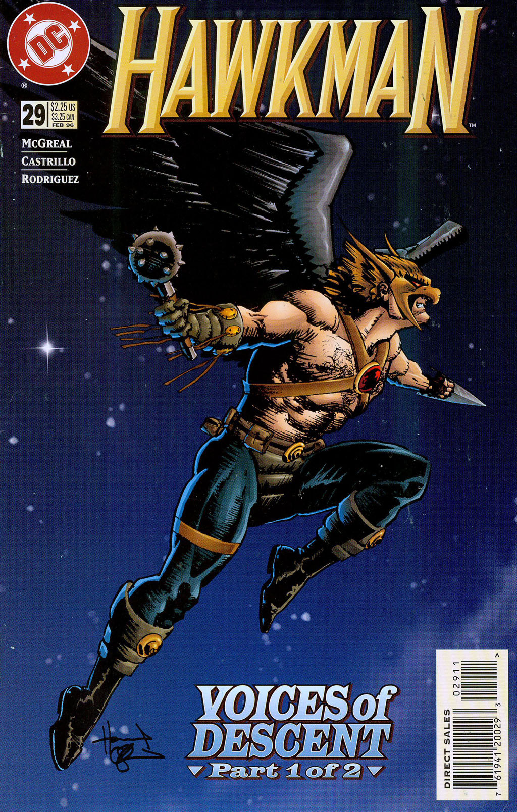Read online Hawkman (1993) comic -  Issue #29 - 1