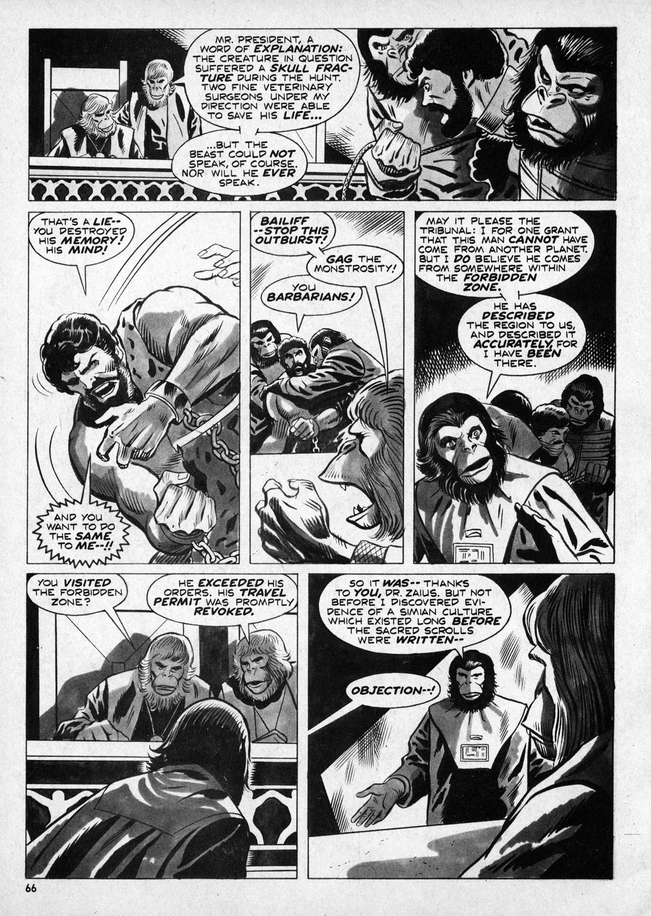 Read online Planet of the Apes comic -  Issue #4 - 60
