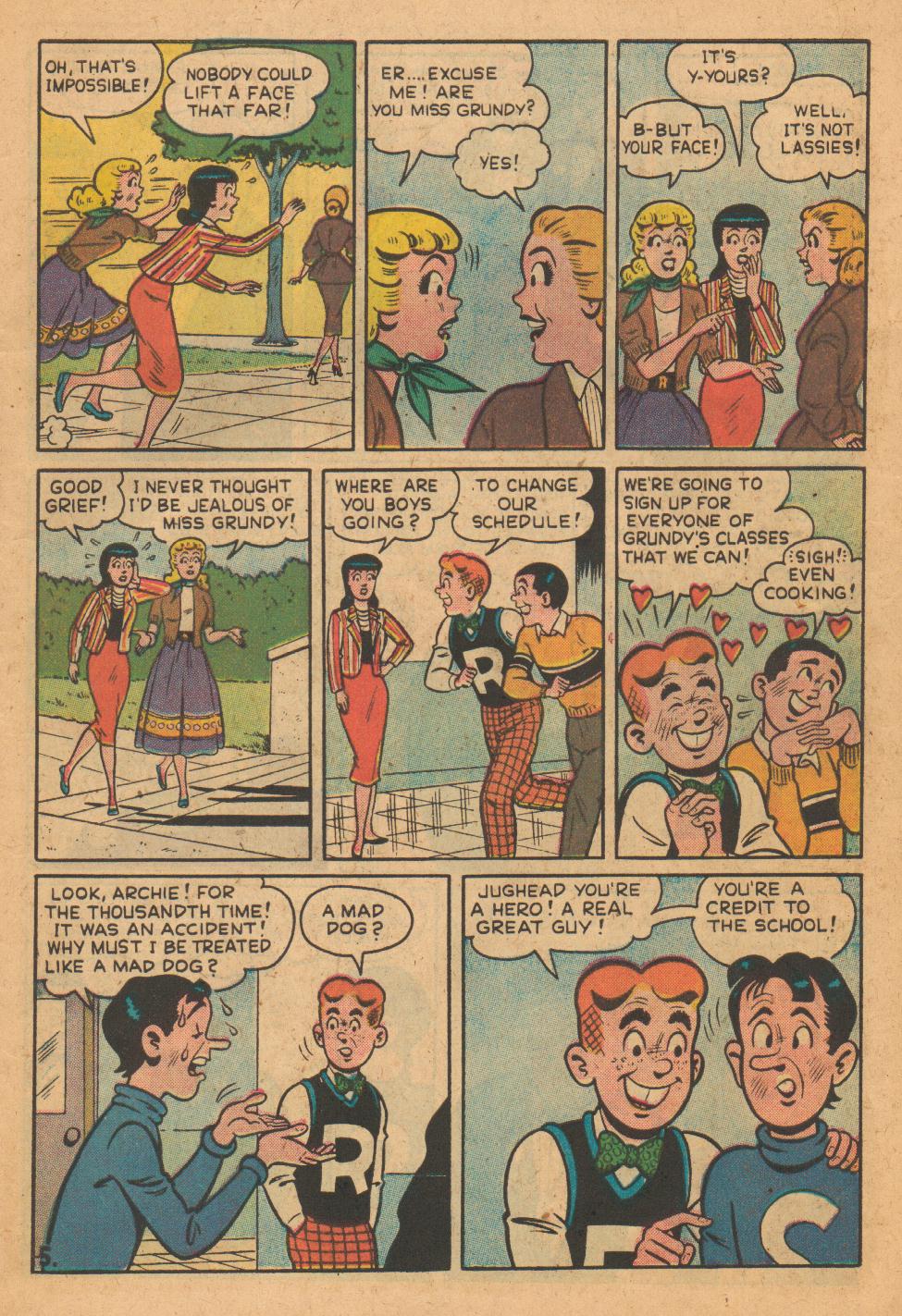 Read online Archie's Pal Jughead comic -  Issue #44 - 7