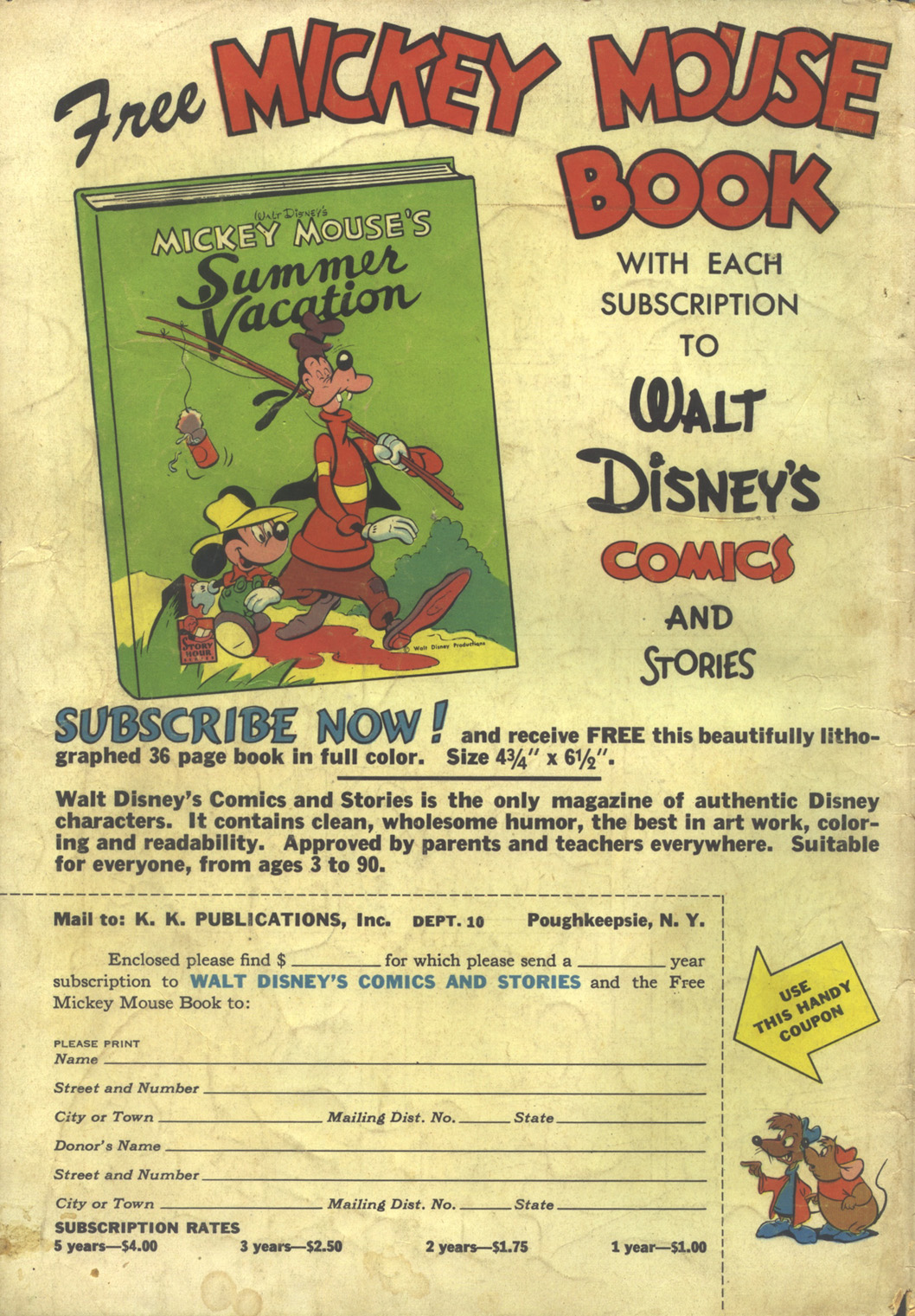 Read online Walt Disney's Comics and Stories comic -  Issue #133 - 52