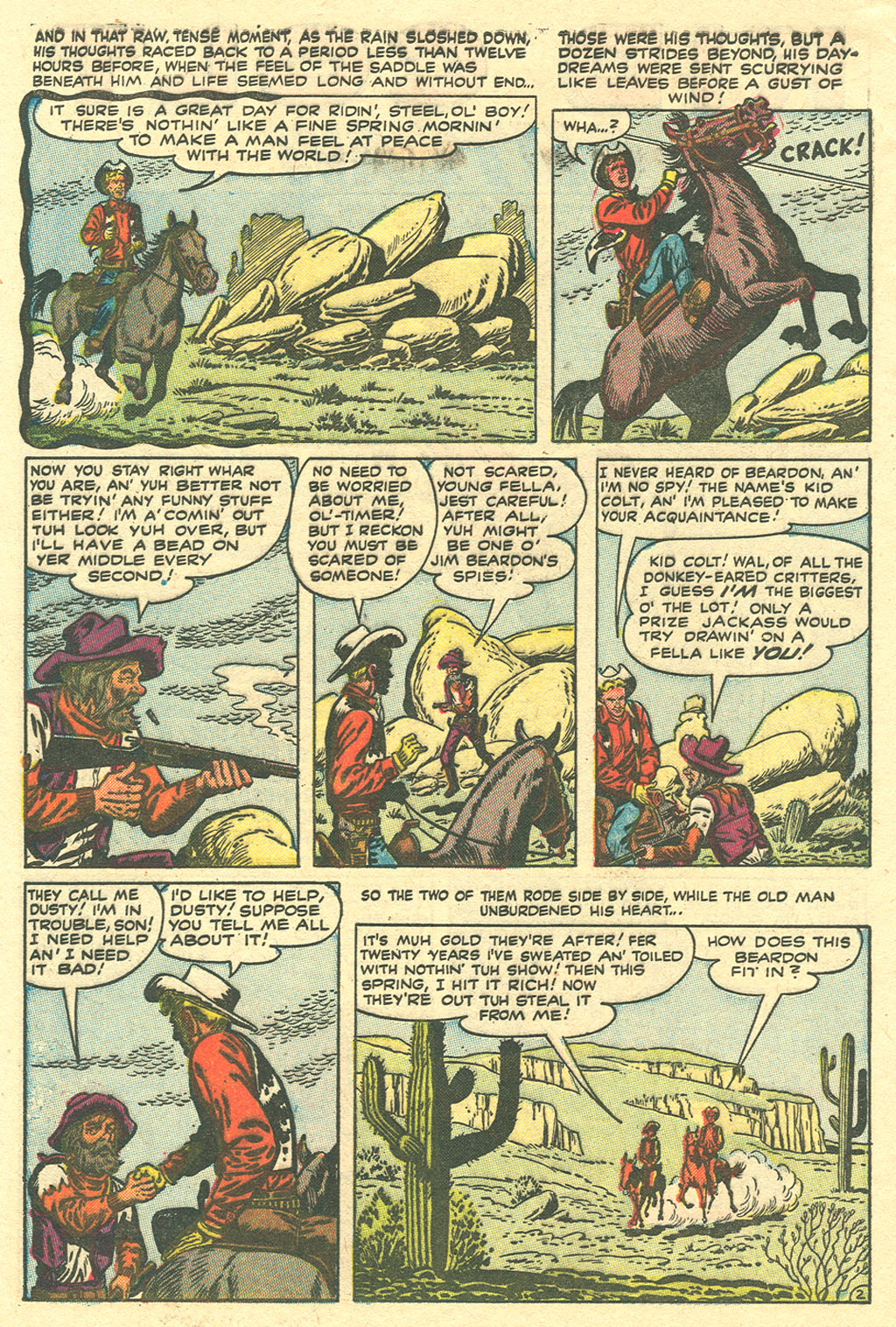 Read online Kid Colt Outlaw comic -  Issue #37 - 4