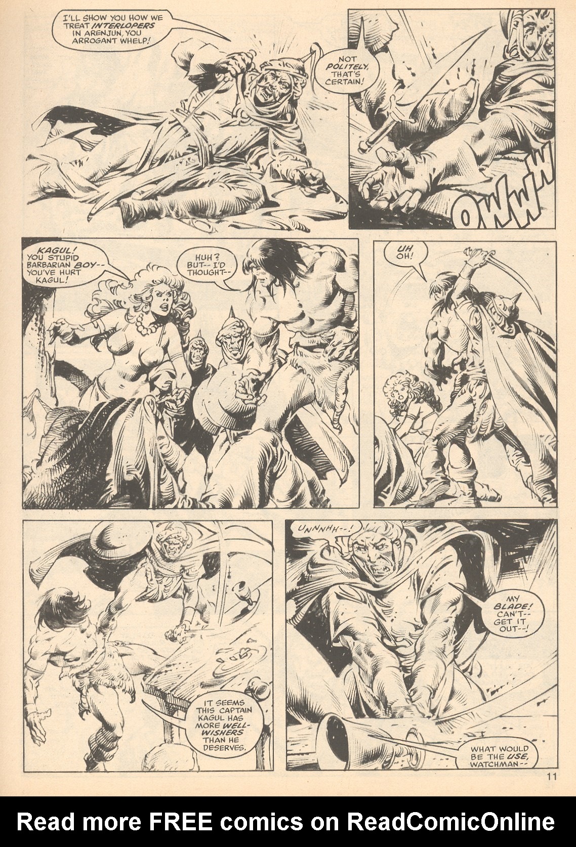 Read online The Savage Sword Of Conan comic -  Issue #53 - 11