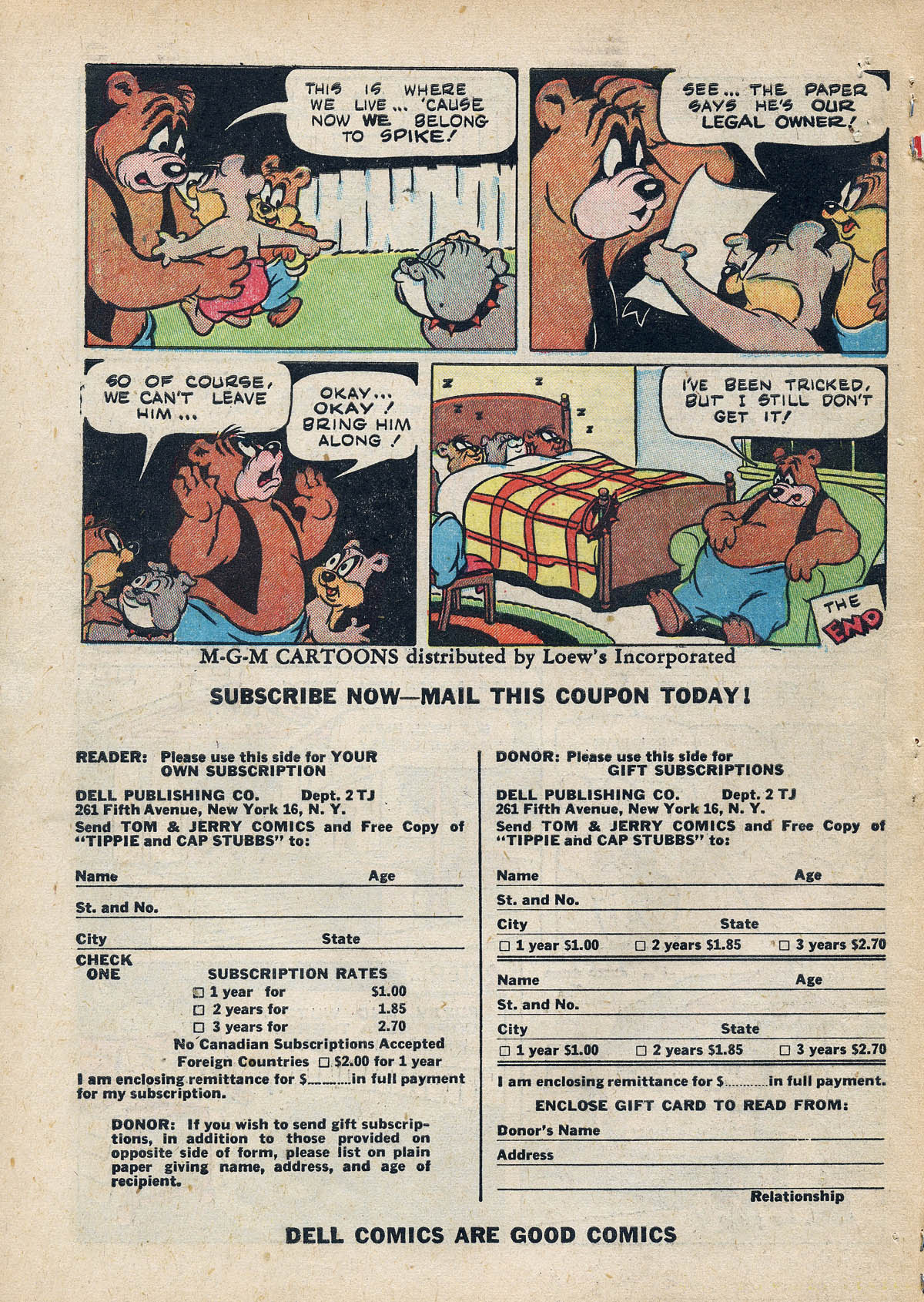 Read online Tom & Jerry Comics comic -  Issue #67 - 51