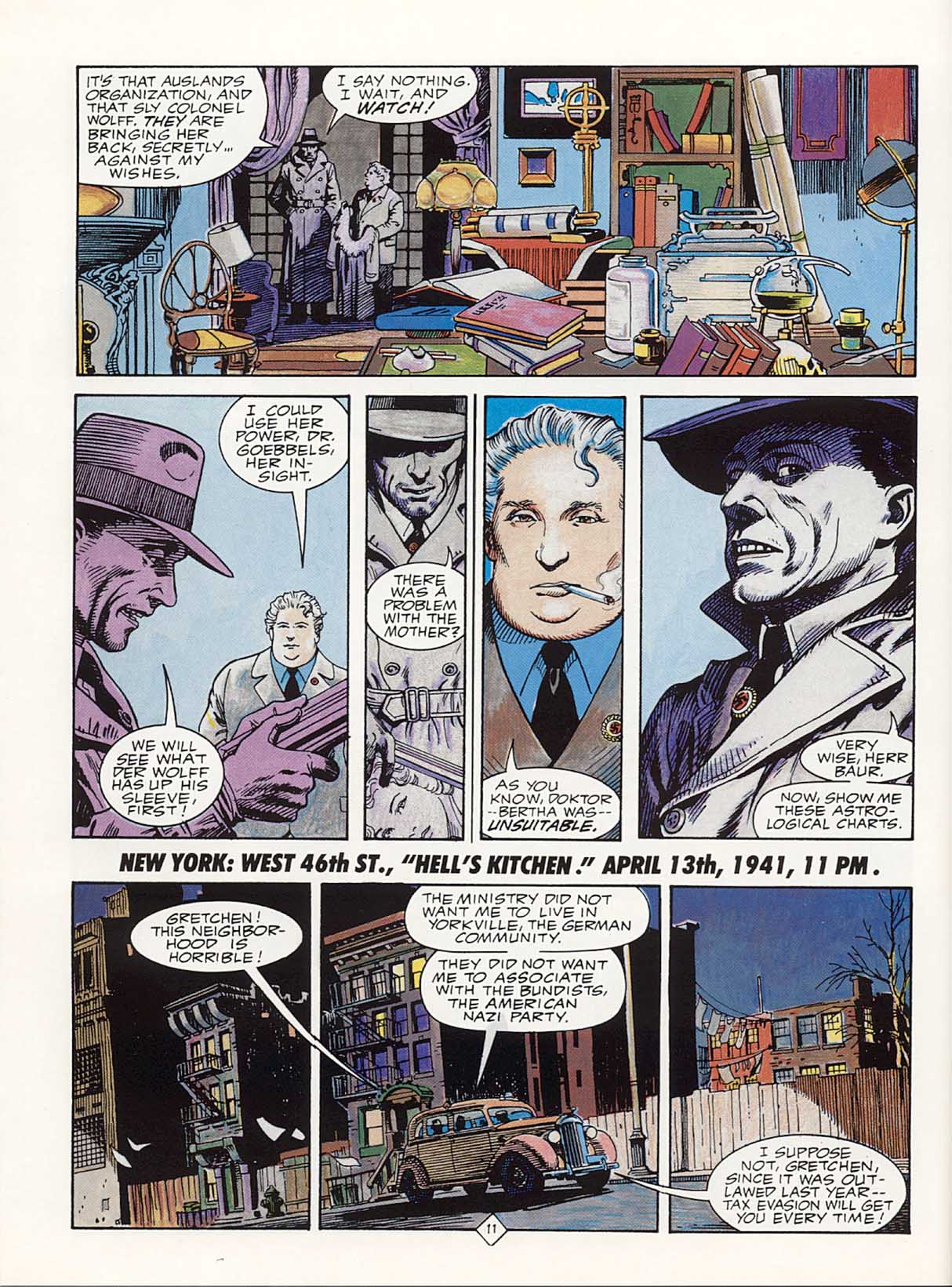 Read online Marvel Graphic Novel comic -  Issue #34 - The Shadow - Hitler's Astrologer - 16