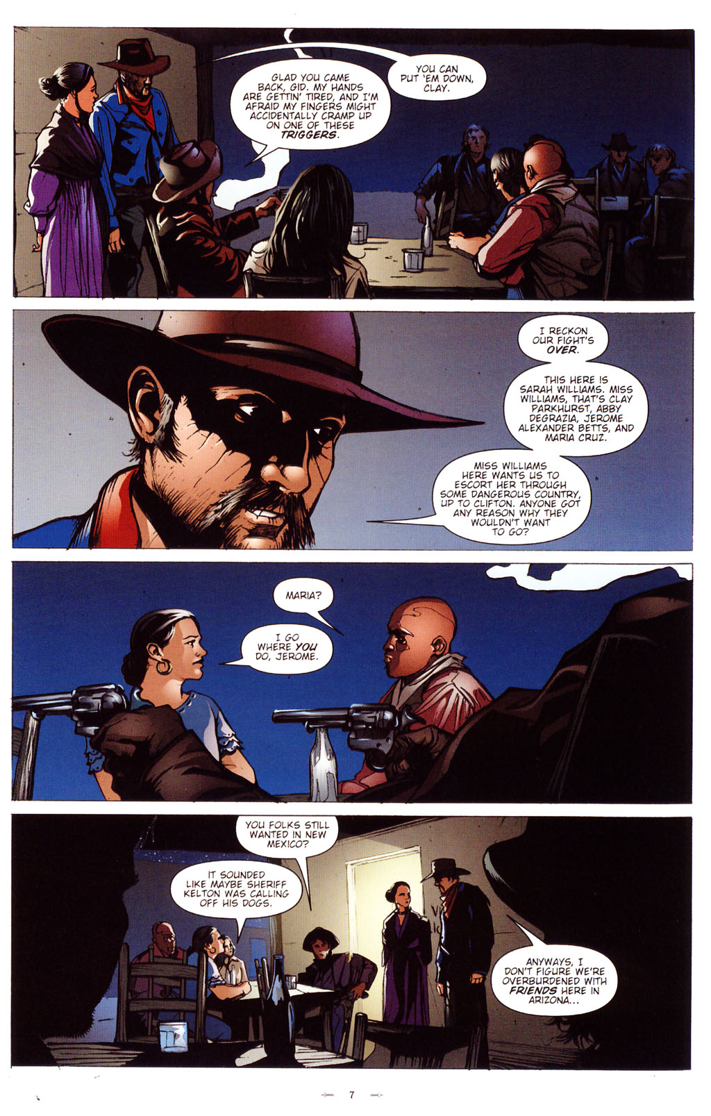 Read online Desperadoes: Banners of Gold comic -  Issue #1 - 9