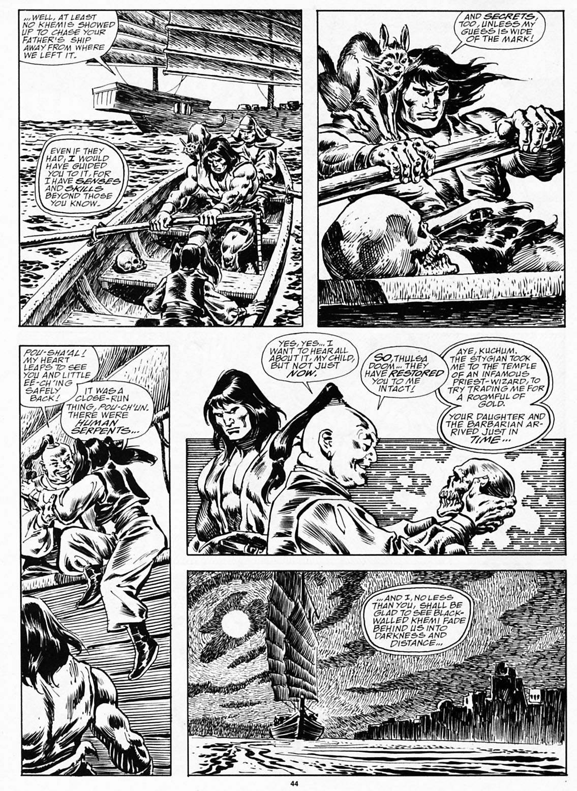 Read online The Savage Sword Of Conan comic -  Issue #191 - 46