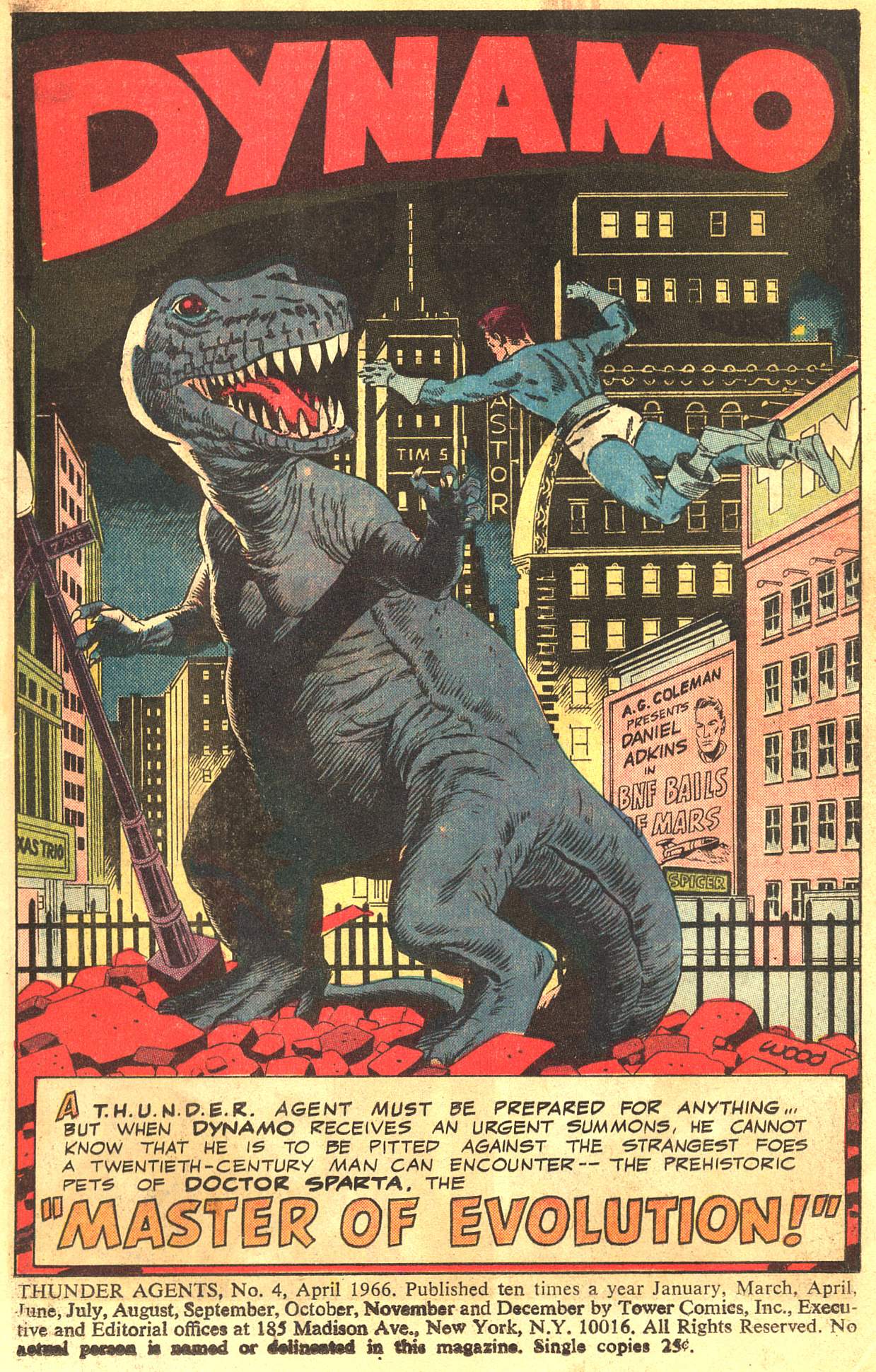 Read online T.H.U.N.D.E.R. Agents (1965) comic -  Issue #4 - 3