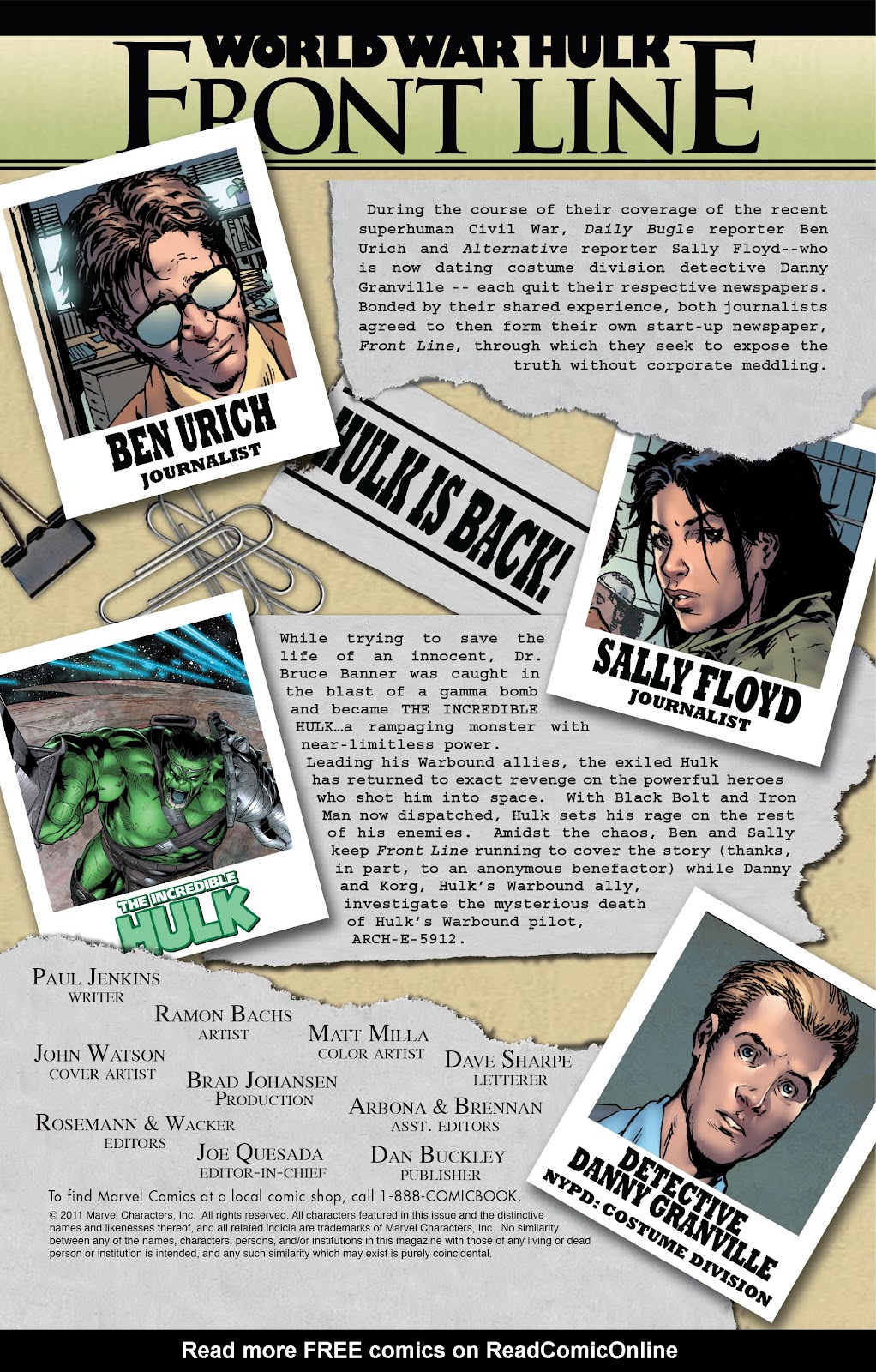 World War Hulk: Front Line Issue #2 #2 - English 2