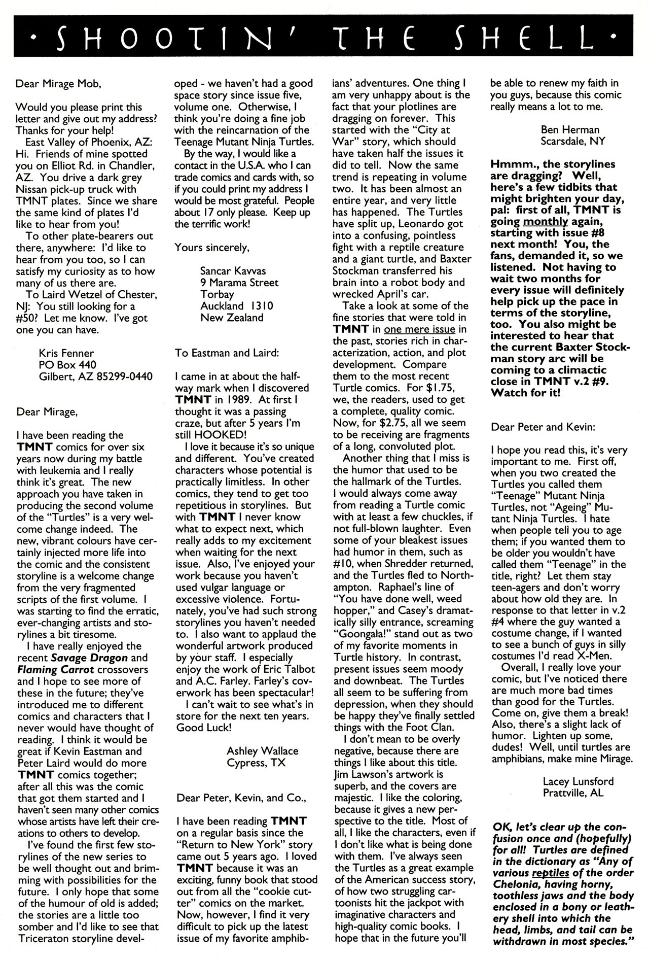 Read online Teenage Mutant Ninja Turtles (1993) comic -  Issue #7 - 32