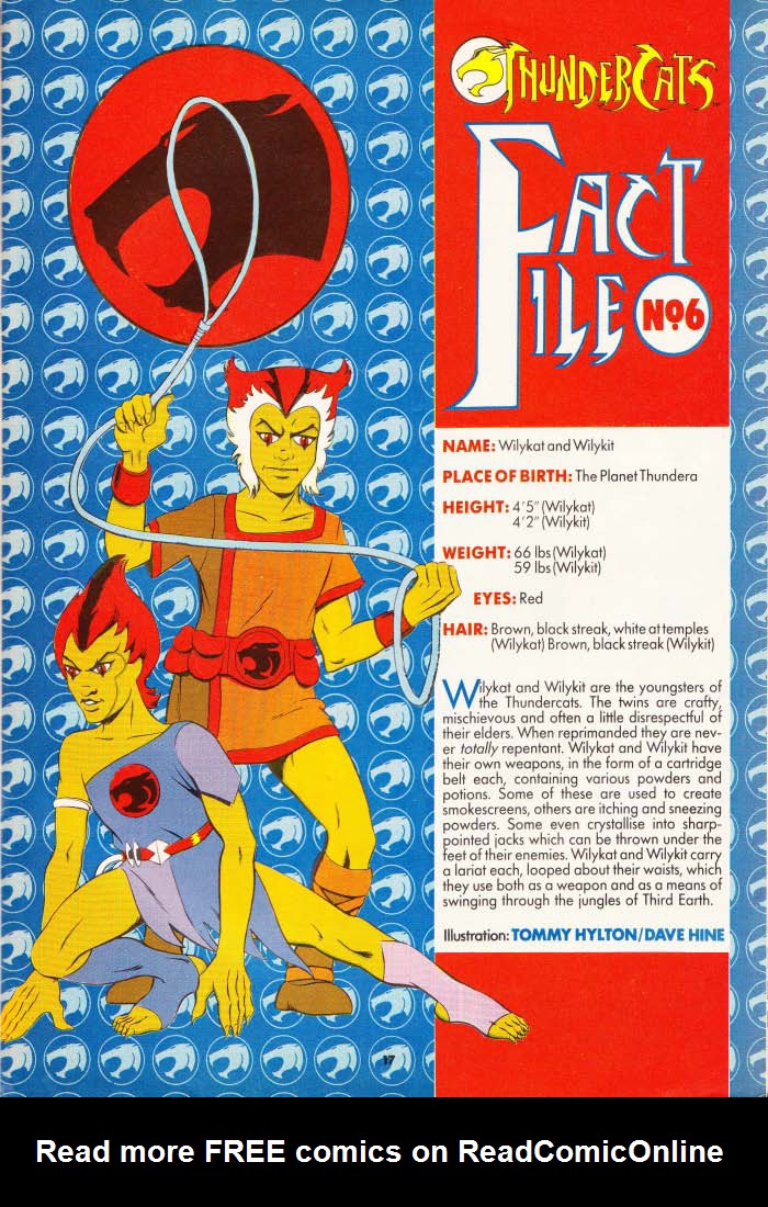 Read online ThunderCats (1987) comic -  Issue #25 - 17
