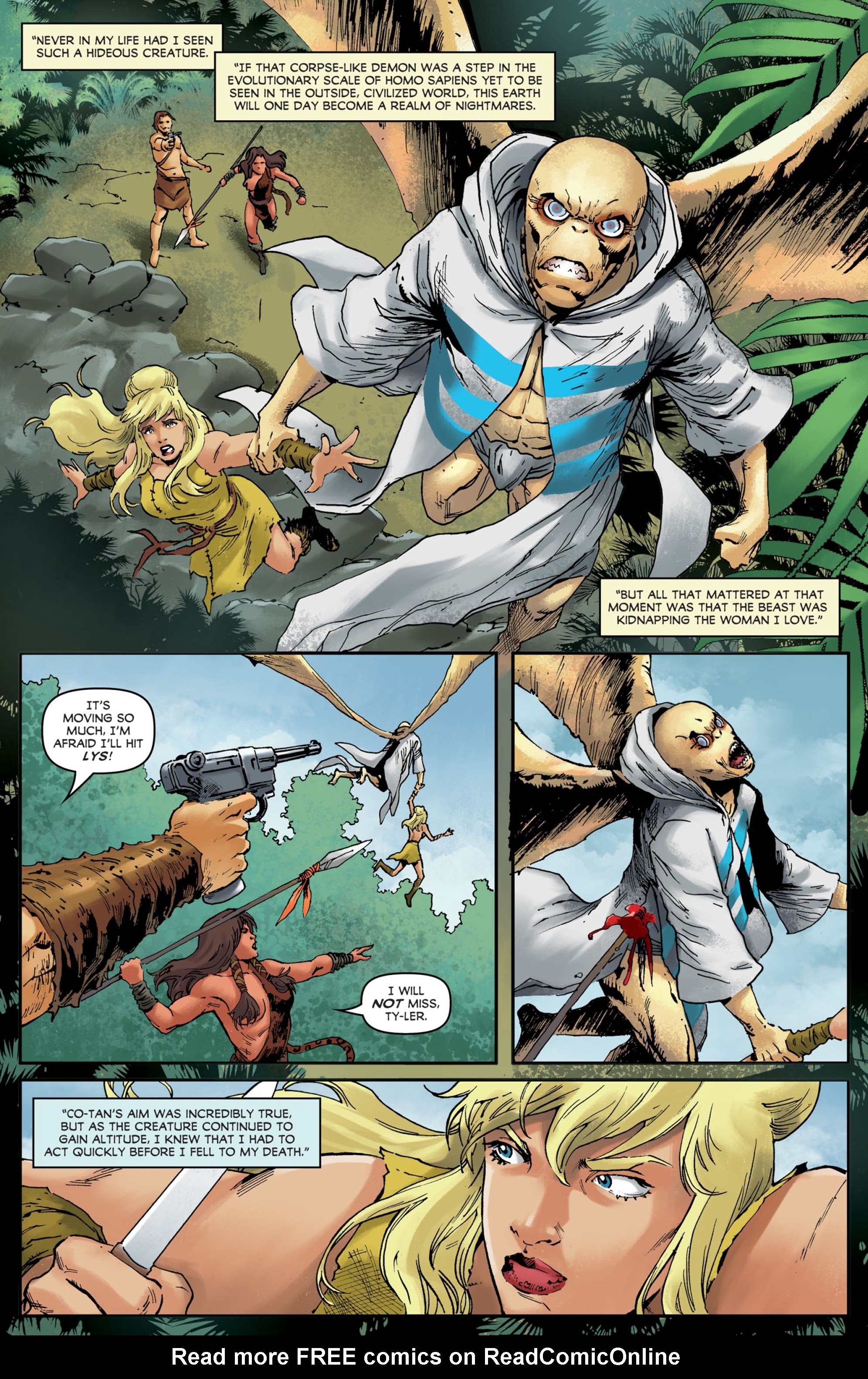 Read online The Land That Time Forgot: Fearless comic -  Issue #3 - 3