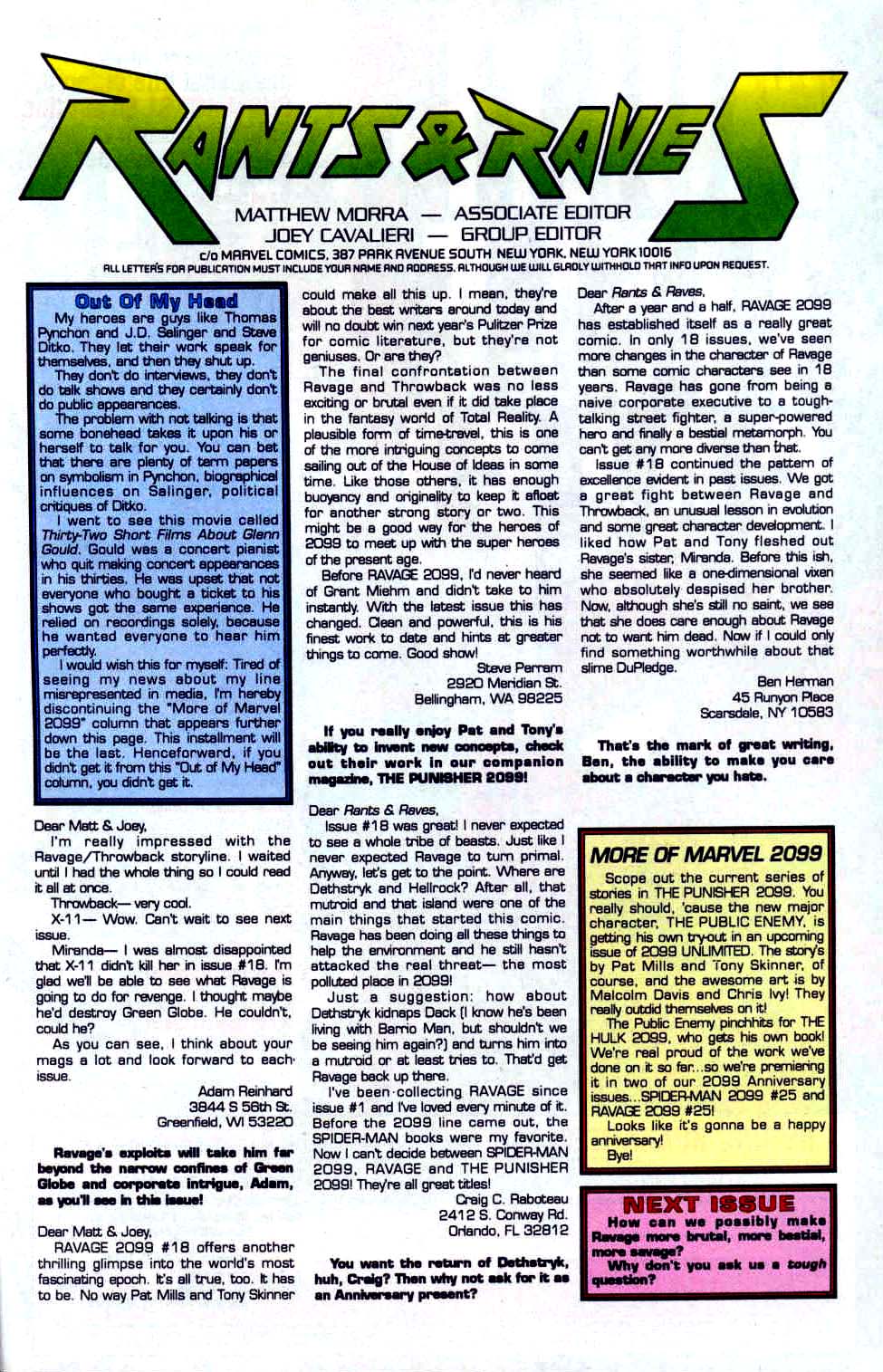 Read online Ravage 2099 comic -  Issue #22 - 24