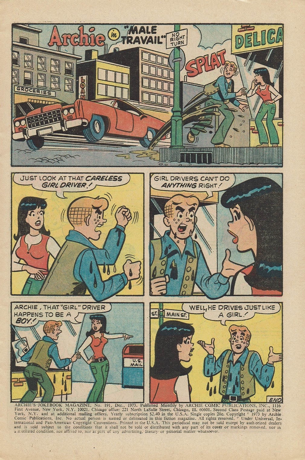 Read online Archie's Joke Book Magazine comic -  Issue #191 - 3