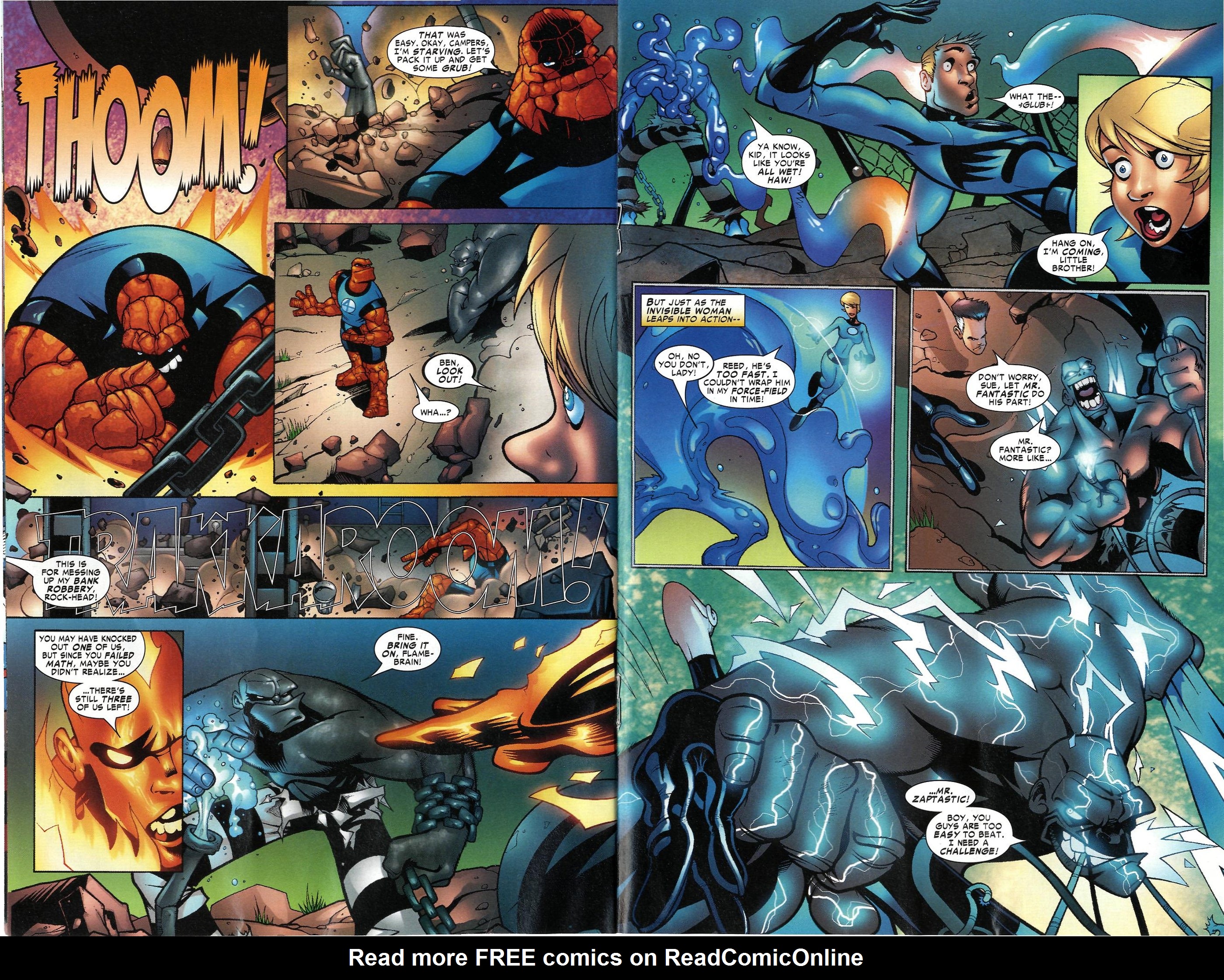 Read online Spider-Man and the Fantastic Four in Bubble Trouble comic -  Issue # Full - 4