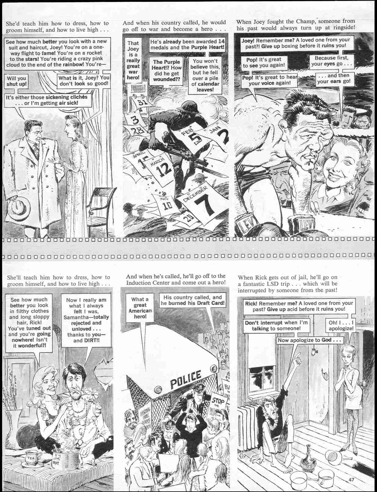 Read online MAD comic -  Issue #126 - 49