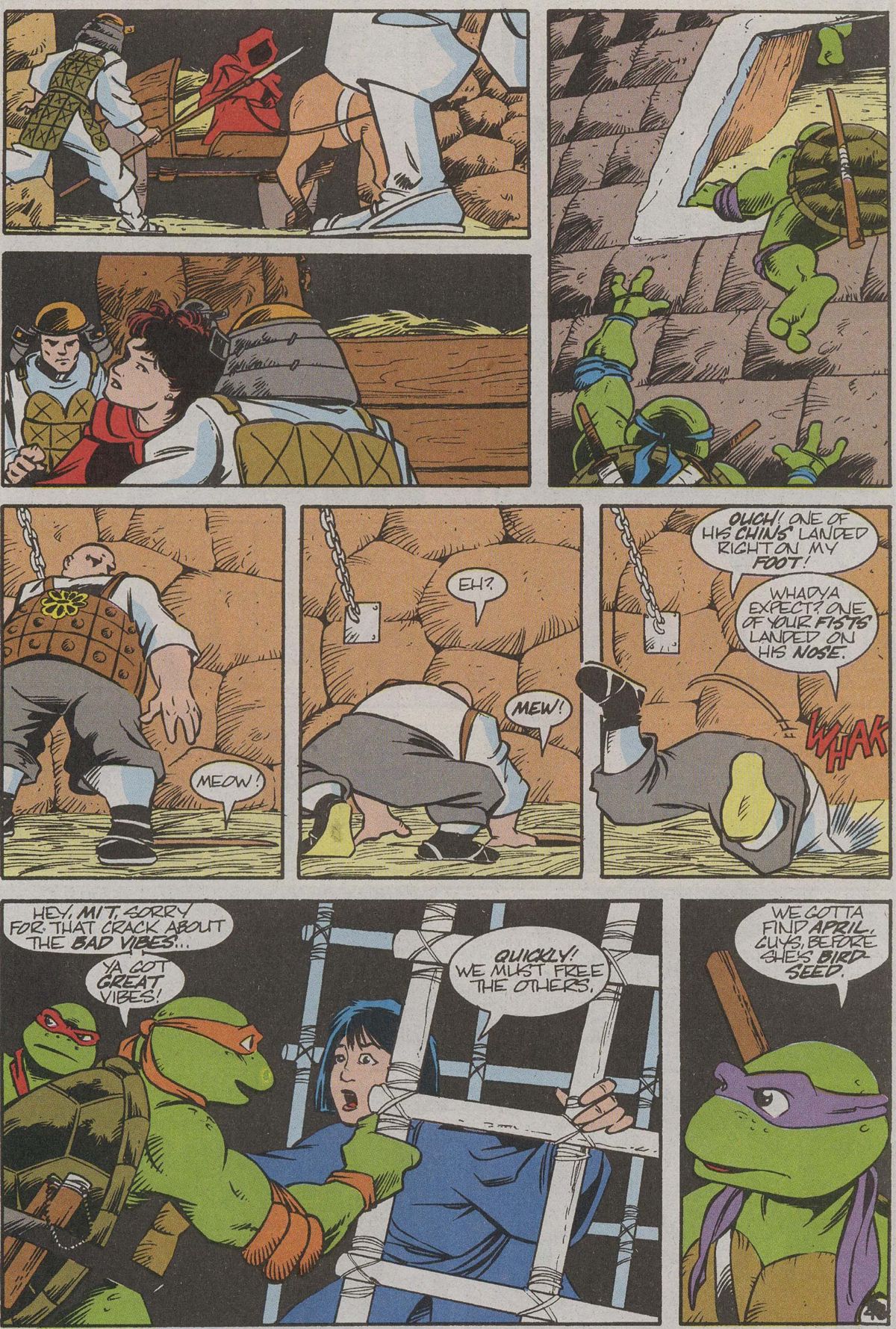 Read online Teenage Mutant Ninja Turtles III The Movie: The Turtles Are Back...In Time! comic -  Issue # Full - 49