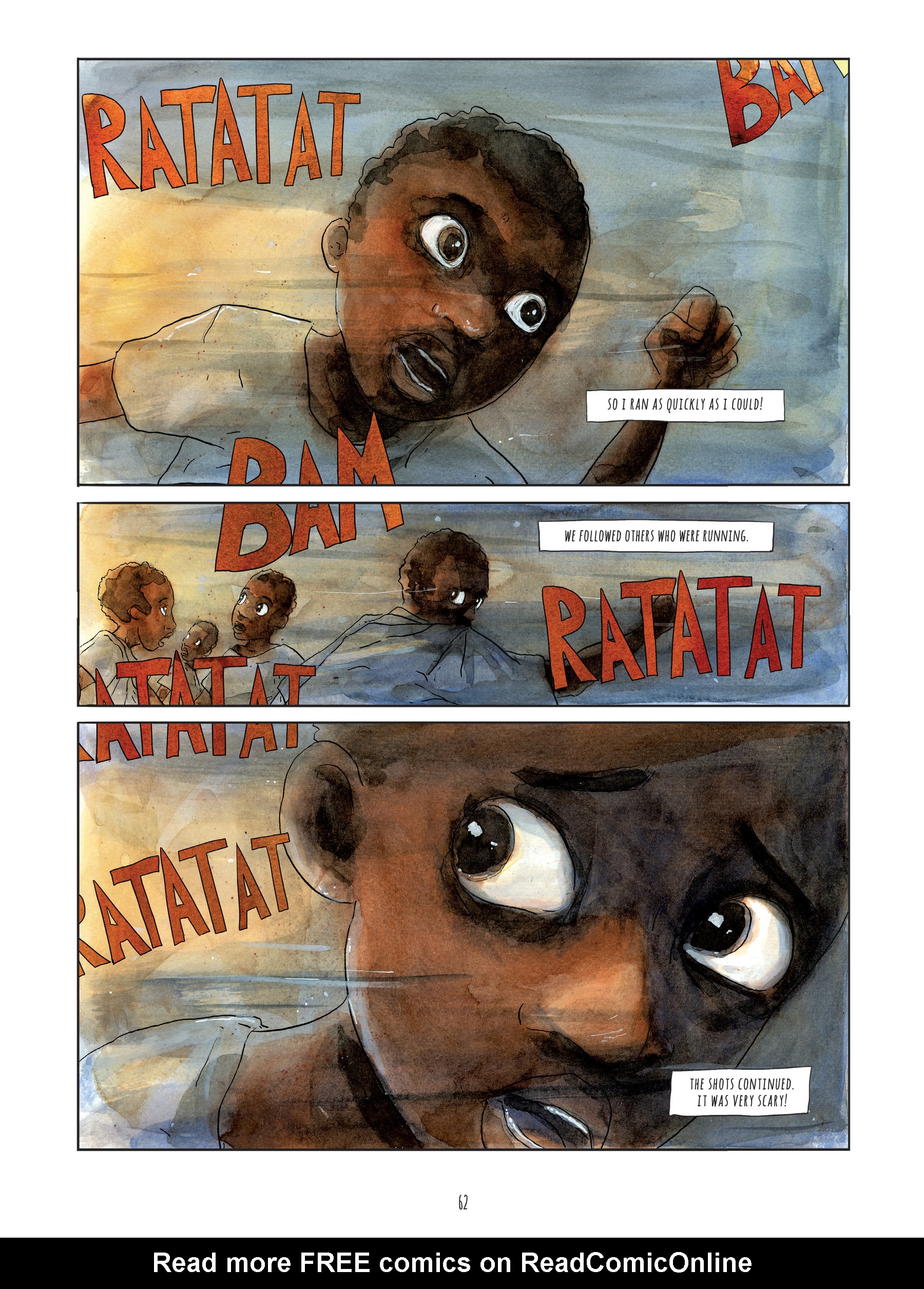Read online Alice on the Run: One Child's Journey Through the Rwandan Civil War comic -  Issue # TPB - 61