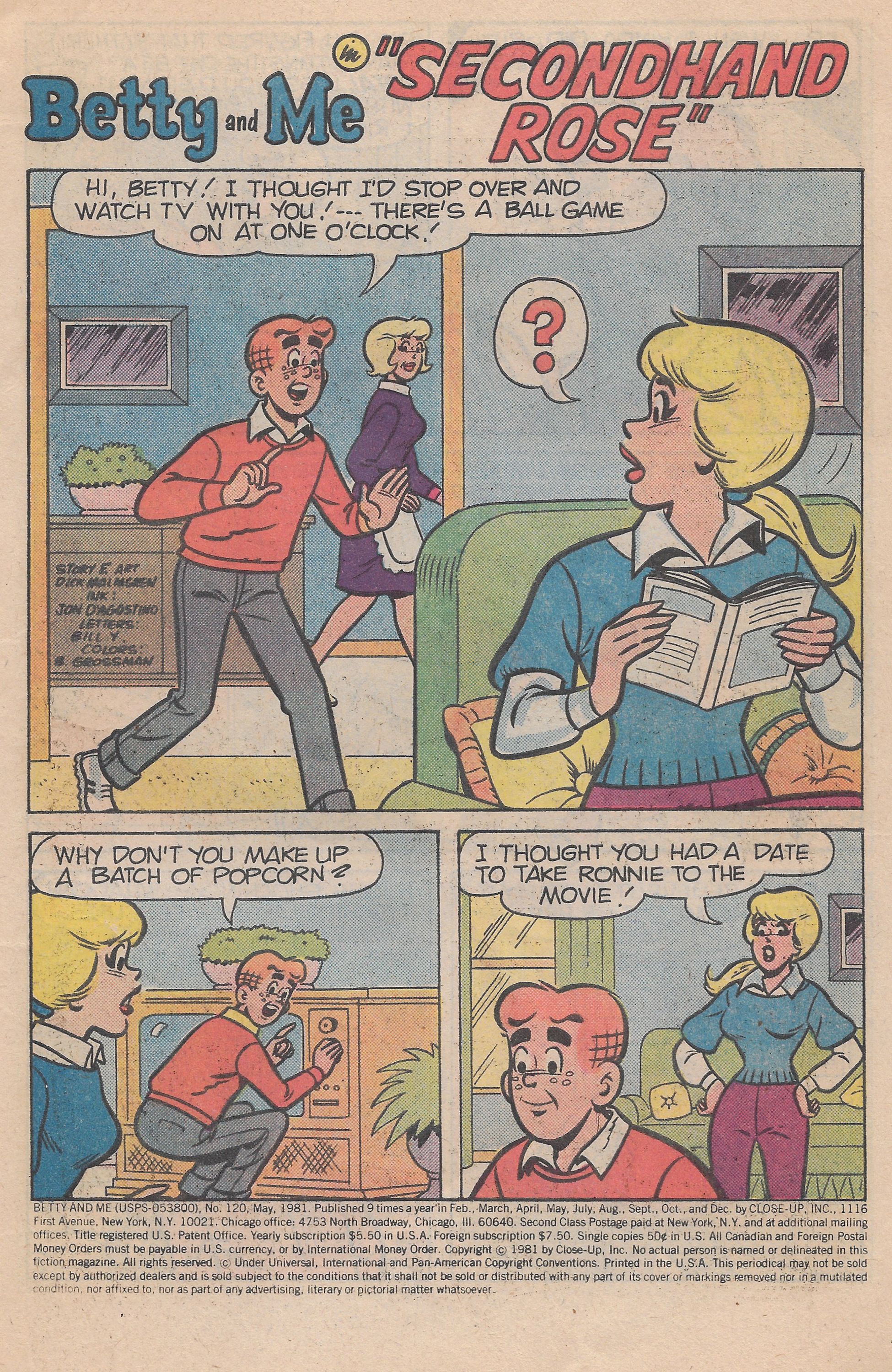 Read online Betty and Me comic -  Issue #120 - 3
