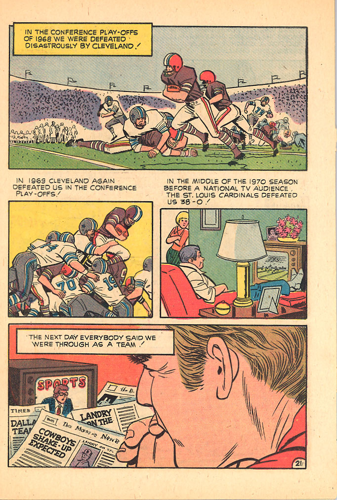 Read online Tom Landry and the Dallas Cowboys comic -  Issue # Full - 23