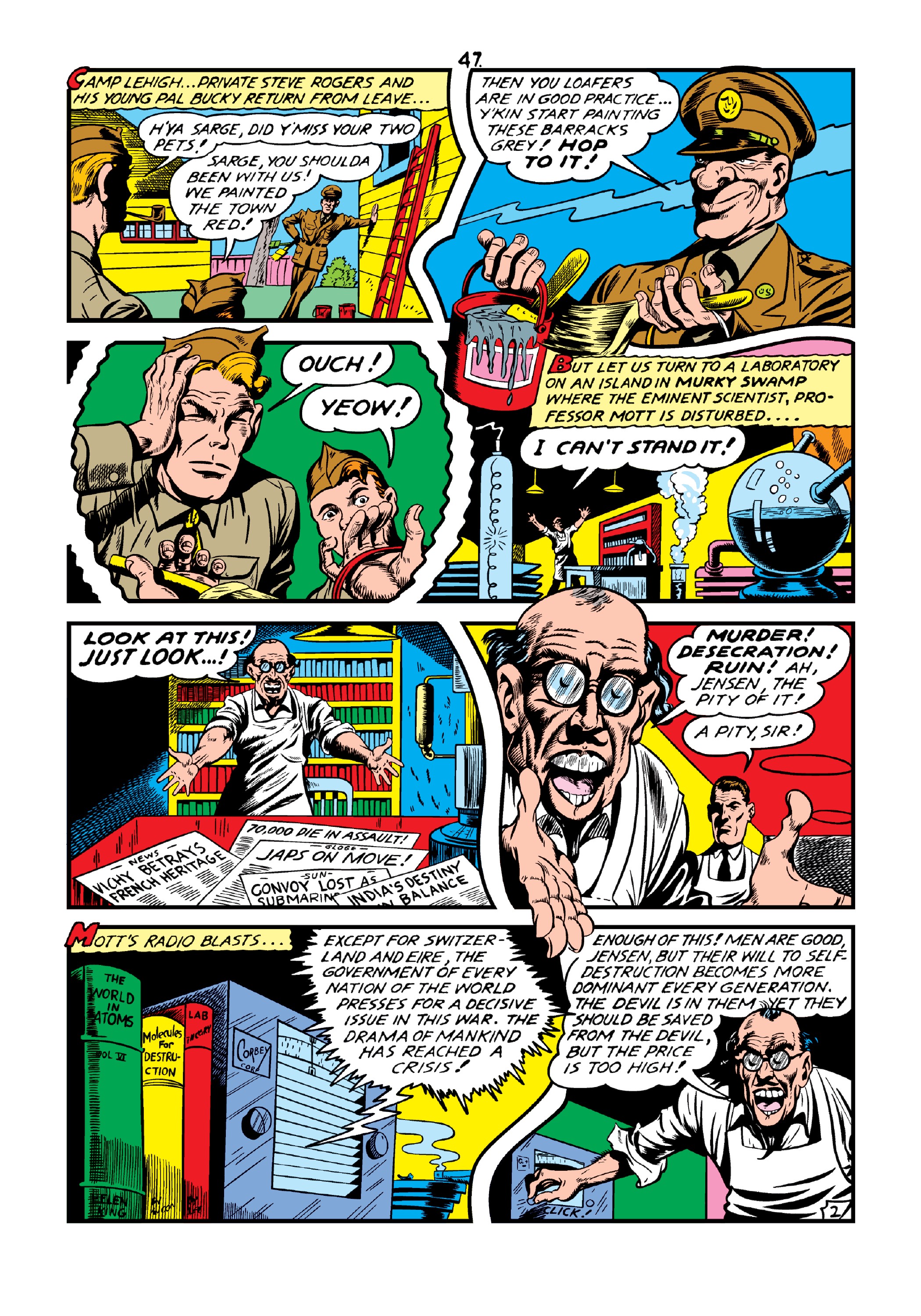 Read online Marvel Masterworks: Golden Age Captain America comic -  Issue # TPB 5 (Part 1) - 56