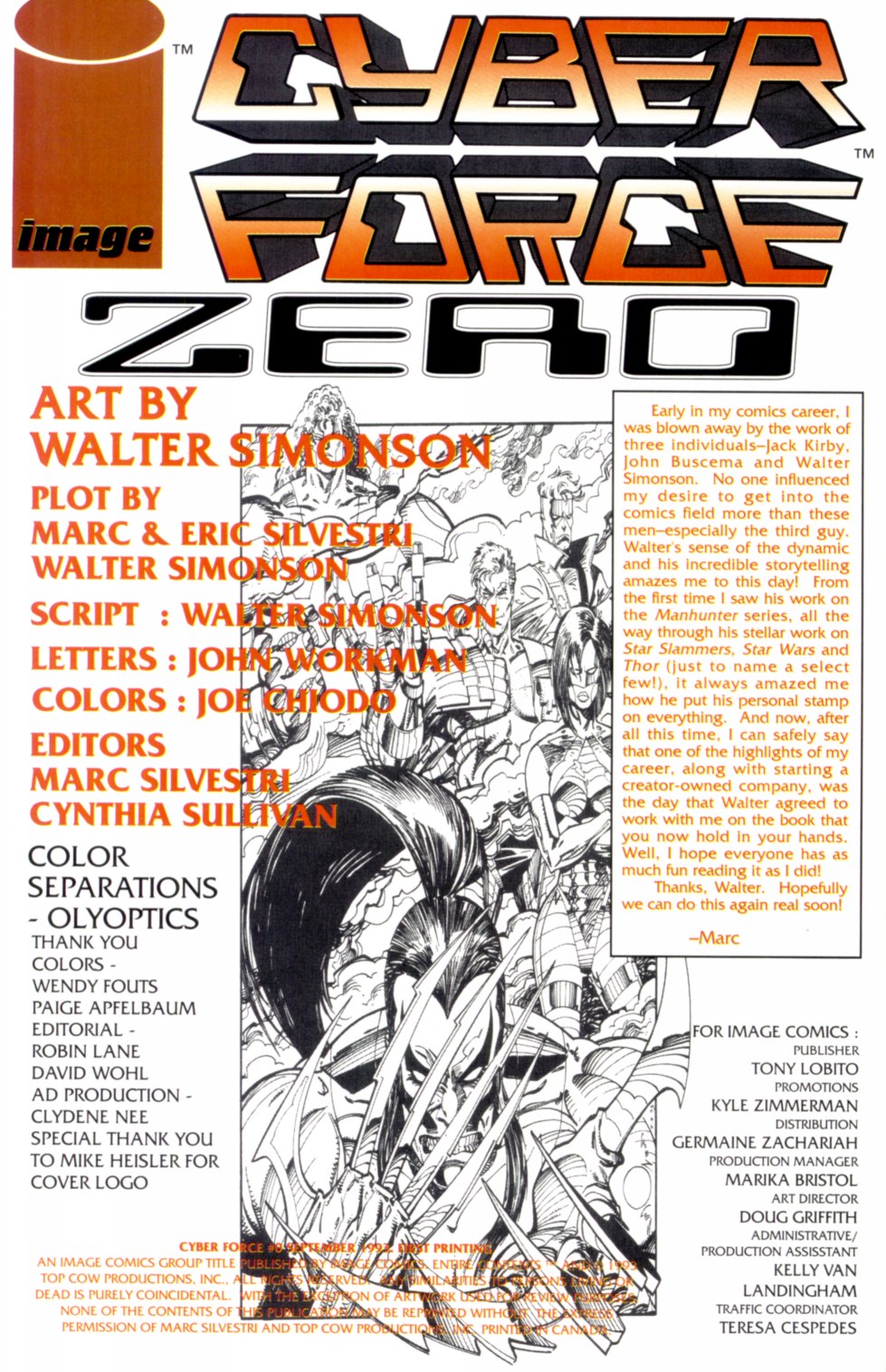 Read online Cyberforce (1992) comic -  Issue #0 - 2