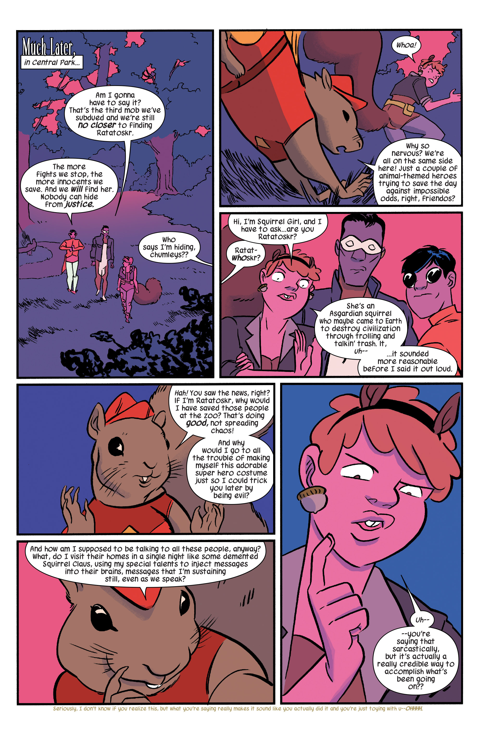 Read online The Unbeatable Squirrel Girl comic -  Issue #7 - 19