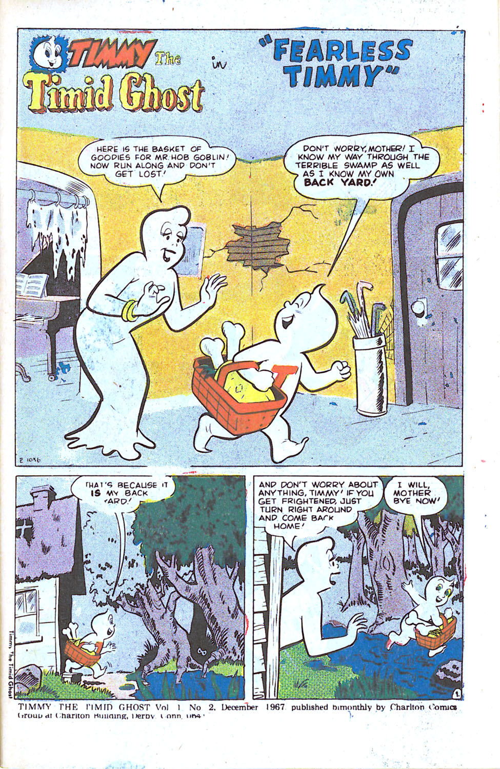 Read online Timmy the Timid Ghost comic -  Issue #2 - 3