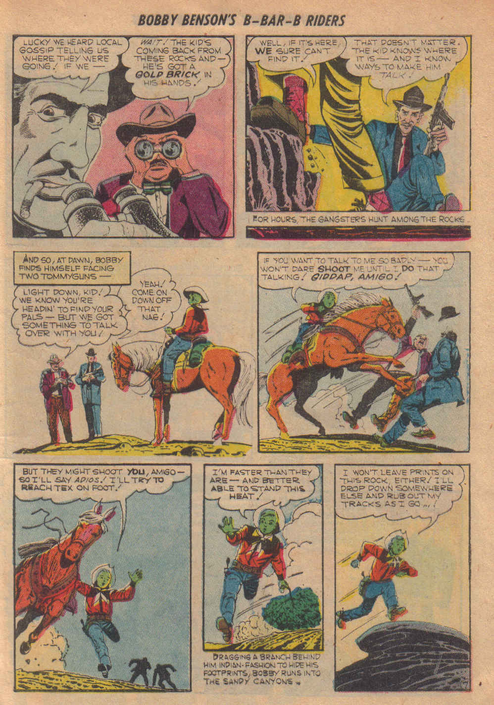 Read online Bobby Benson's B-Bar-B Riders comic -  Issue #16 - 9