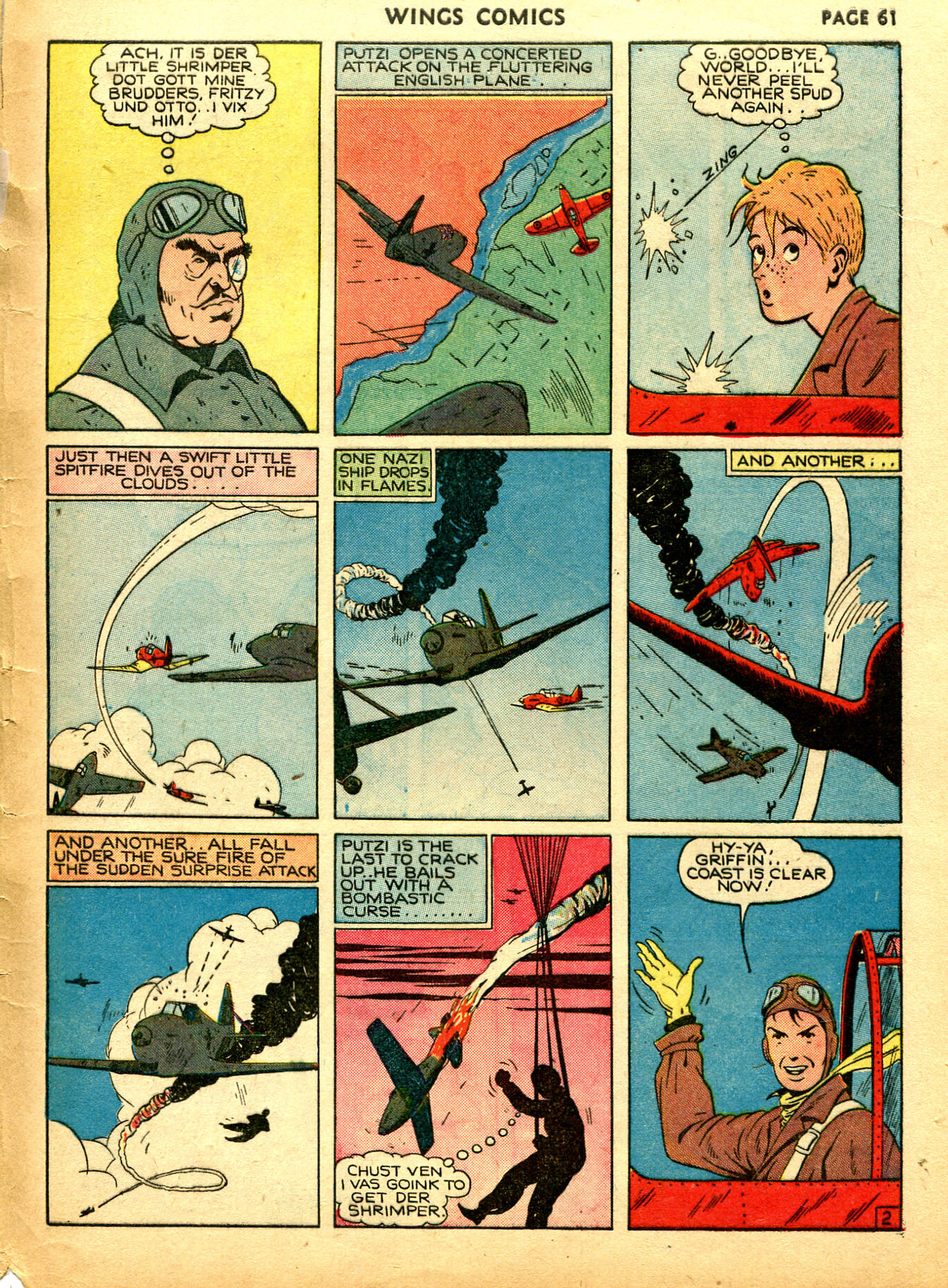 Read online Wings Comics comic -  Issue #6 - 63