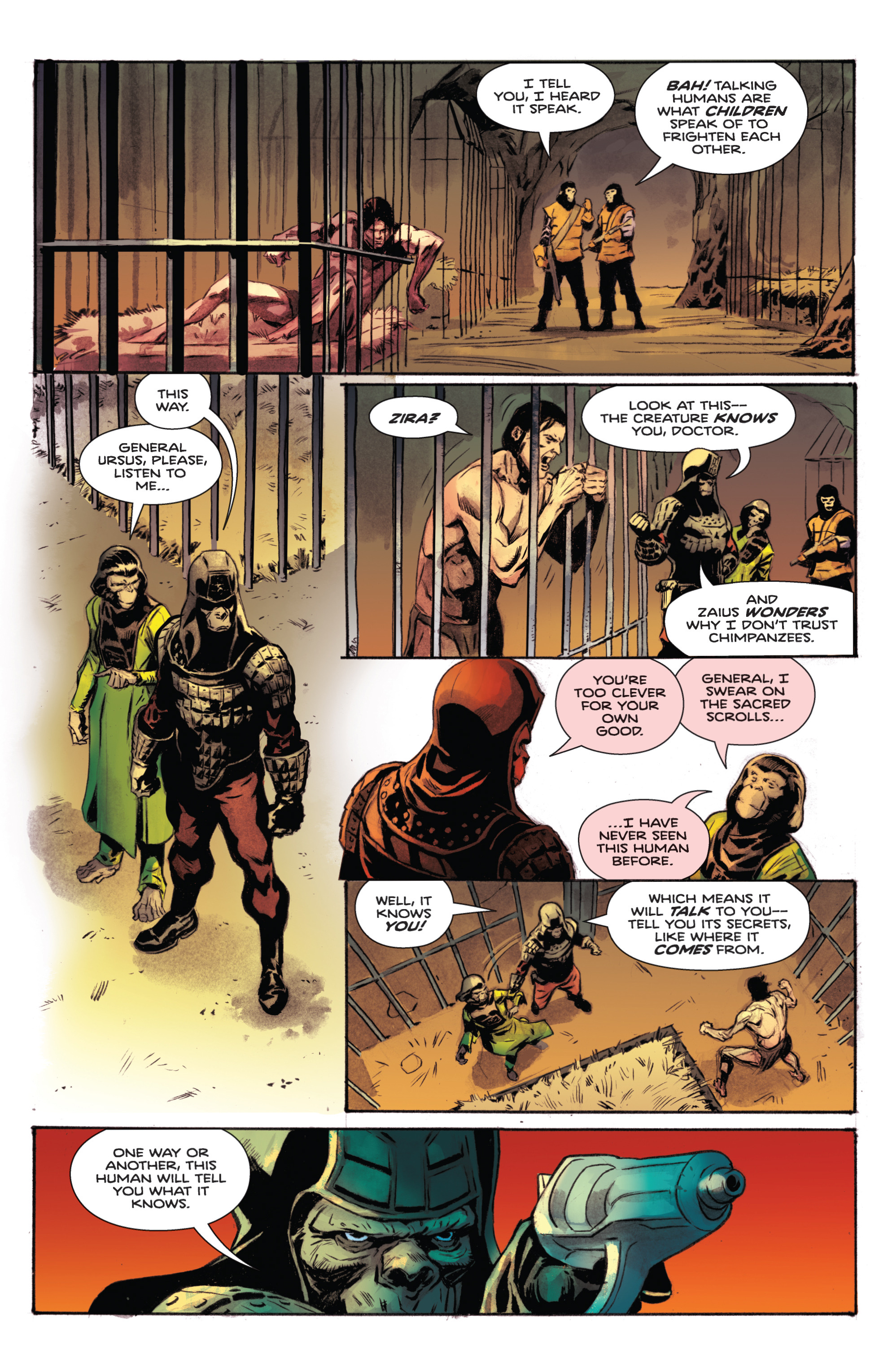 Read online Tarzan On the Planet of the Apes comic -  Issue #5 - 6