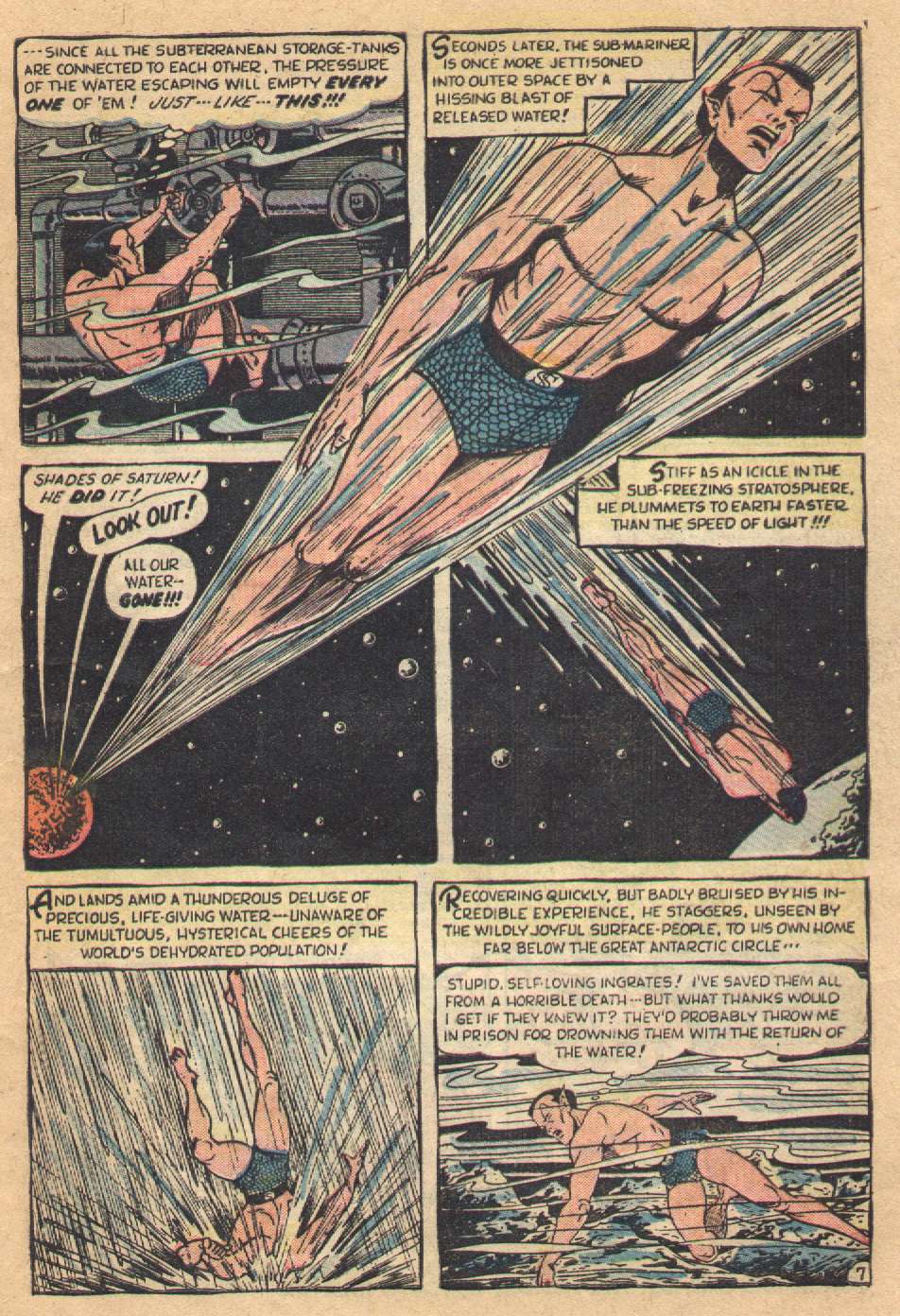 Read online Sub-Mariner Comics comic -  Issue #36 - 9