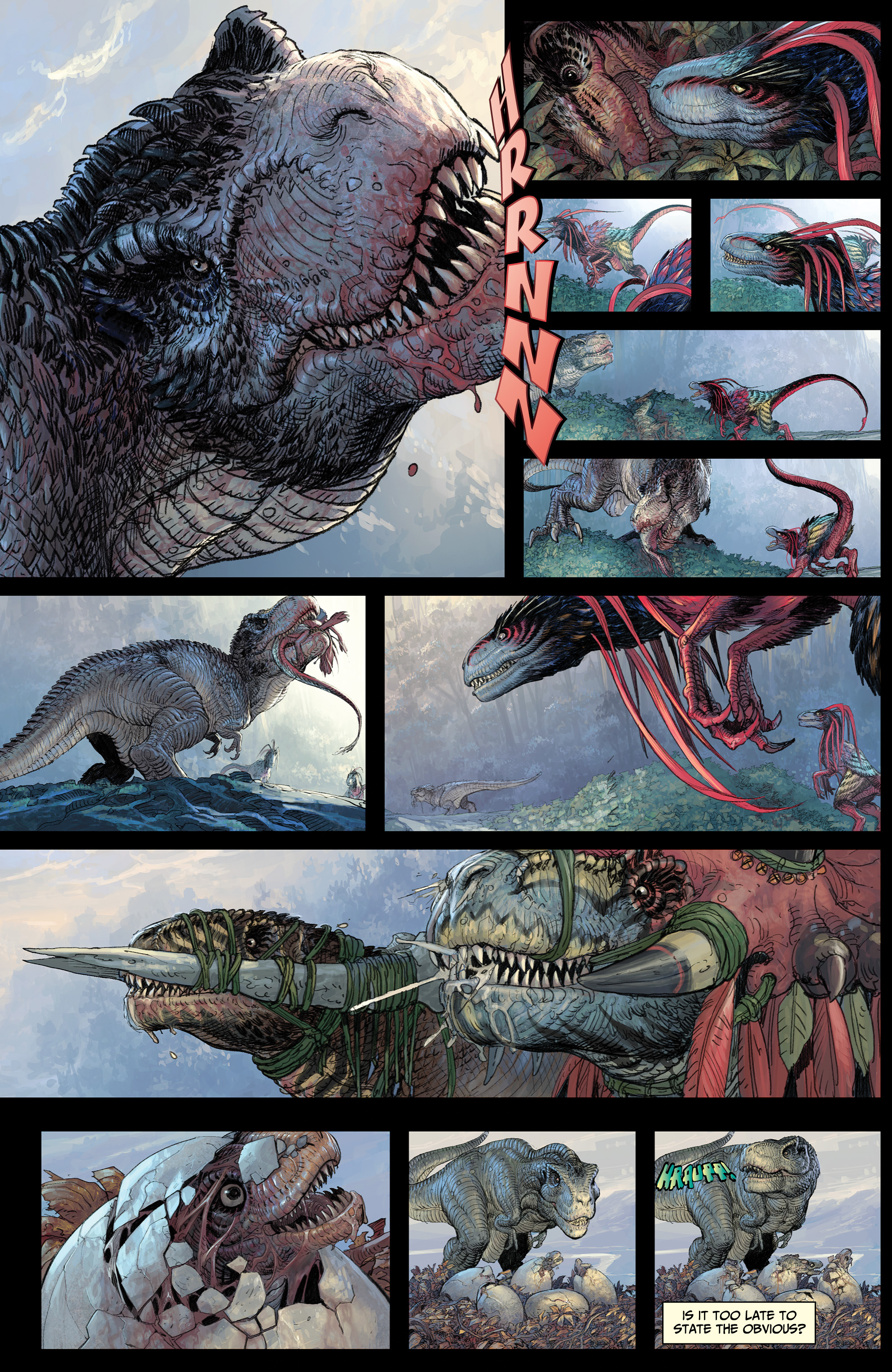 Read online Dinosaurs Vs. Aliens comic -  Issue # Full - 16