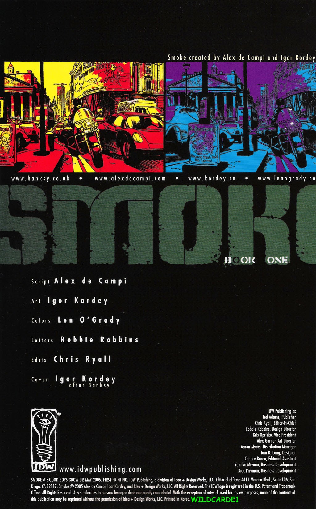Read online Smoke comic -  Issue #1 - 2