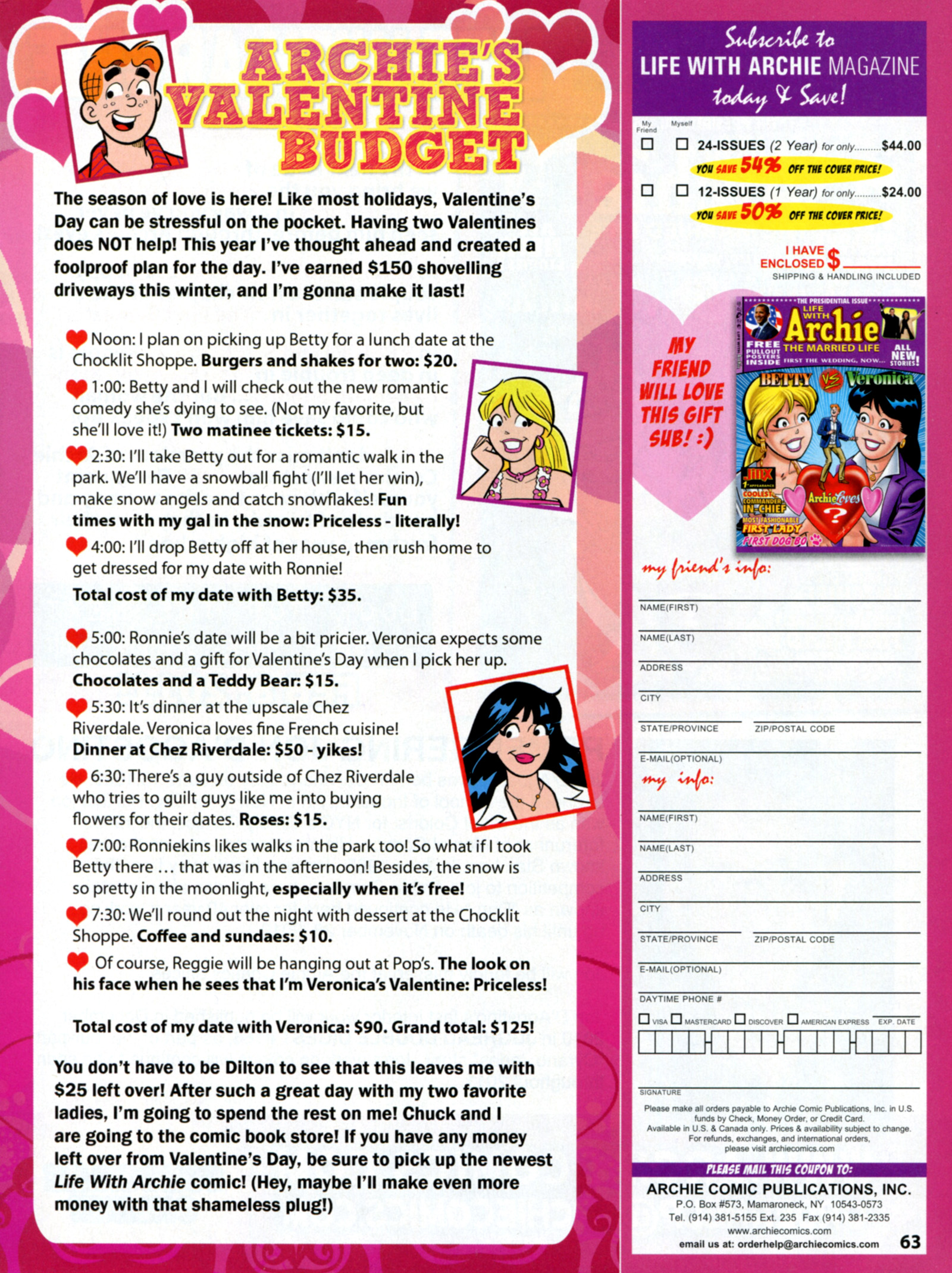 Read online Life With Archie (2010) comic -  Issue #6 - 62