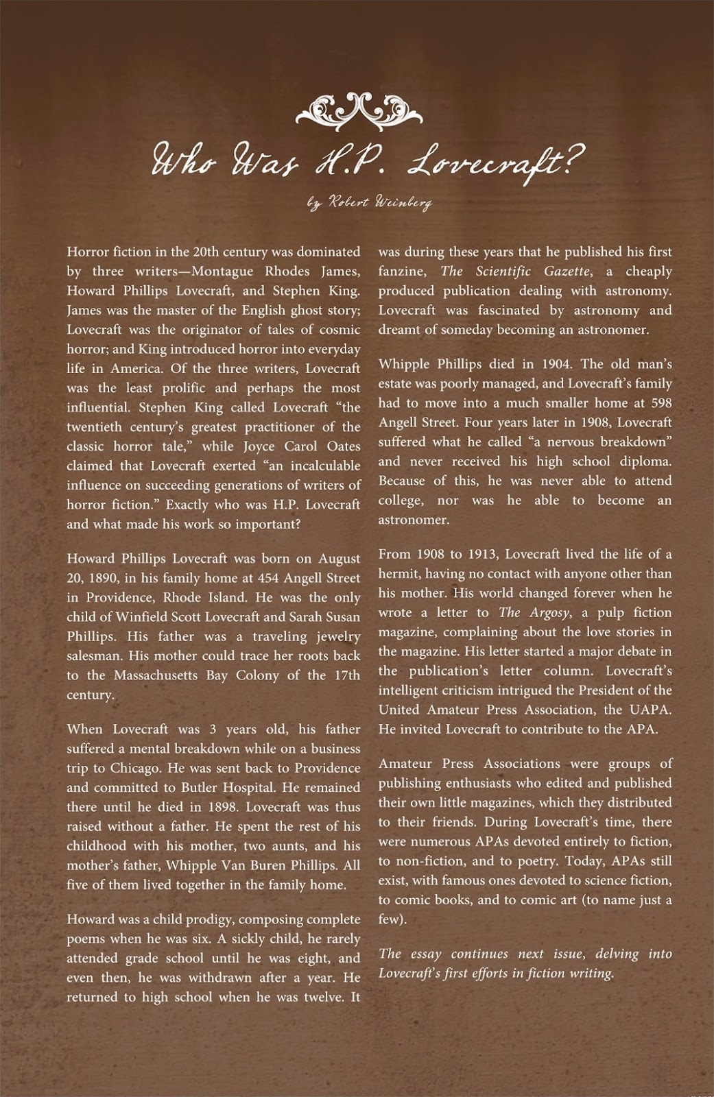 H.P. Lovecraft's The Dunwich Horror issue 1 - Page 26