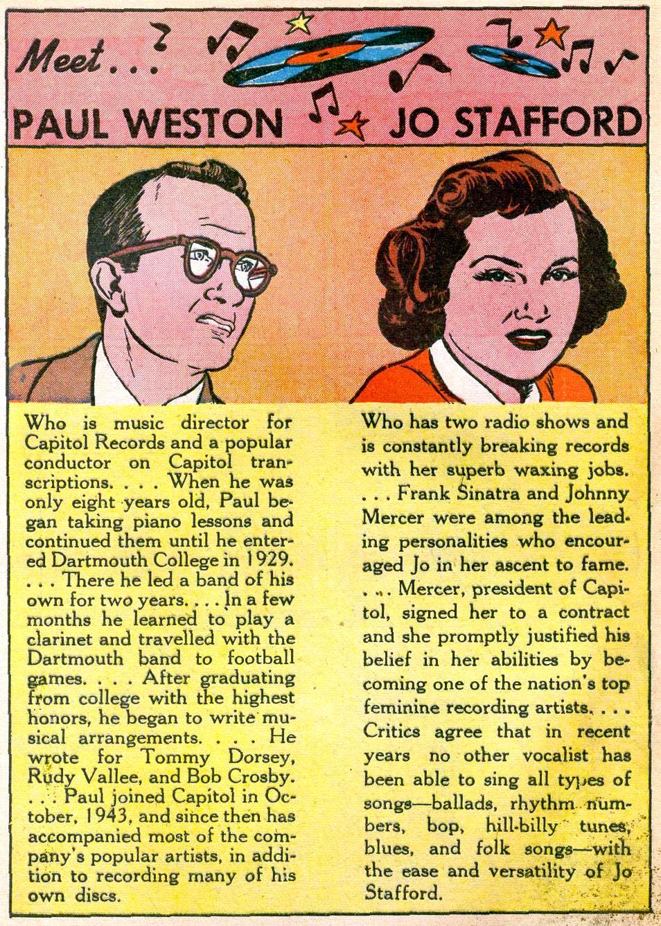 Read online Miss Melody Lane of Broadway comic -  Issue #3 - 48
