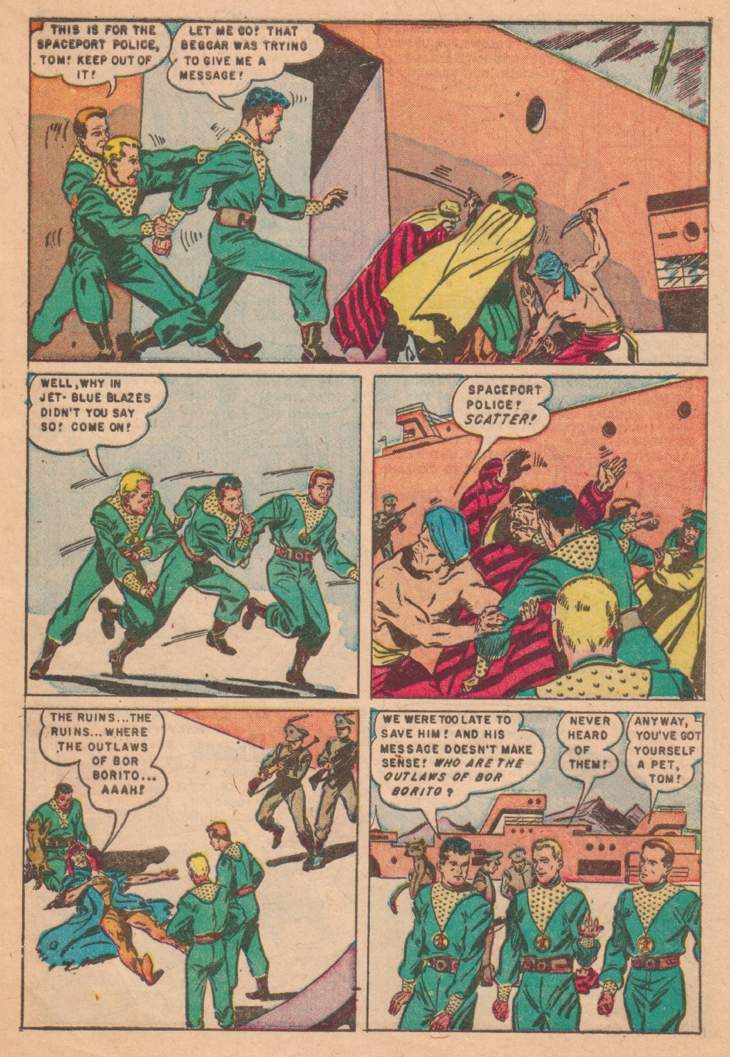 Read online Tom Corbett, Space Cadet comic -  Issue #4 - 5