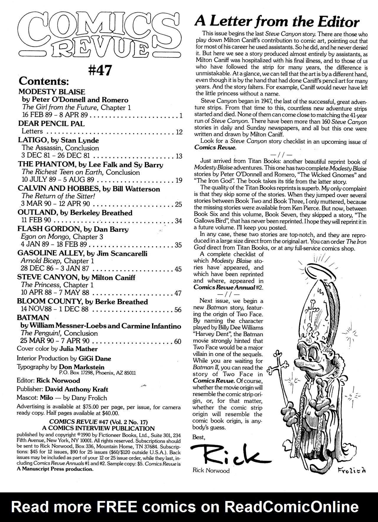 Read online Comics Revue comic -  Issue #47 - 2