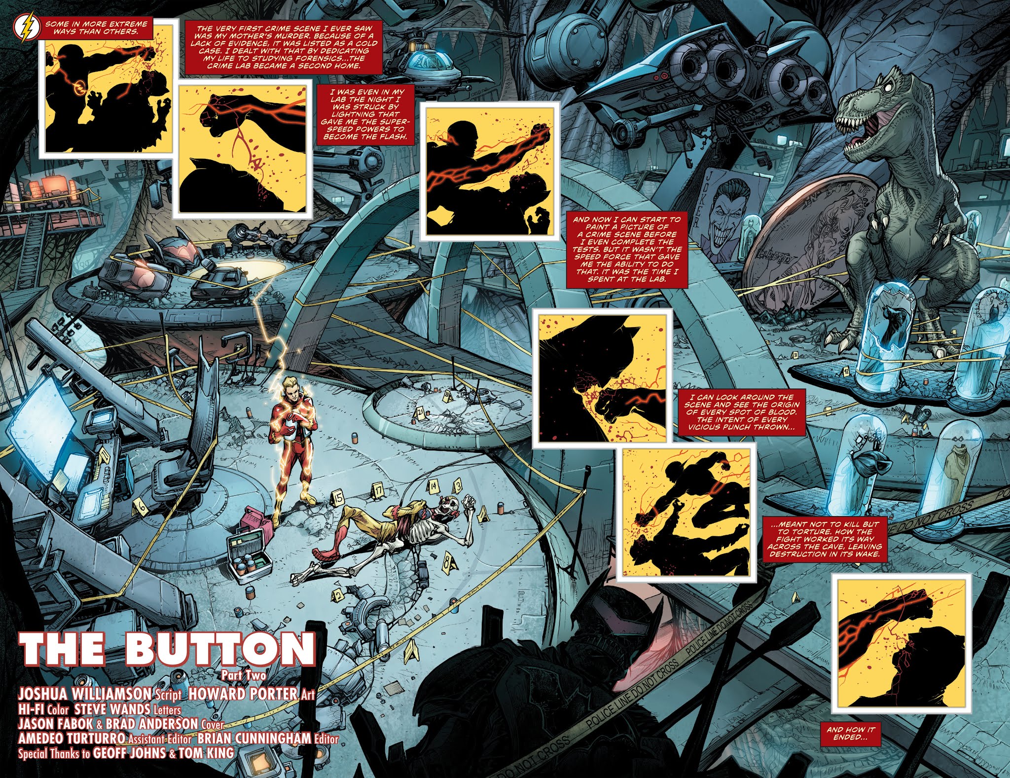 Read online Batman/The Flash The Button Deluxe Edition comic -  Issue # TPB - 29