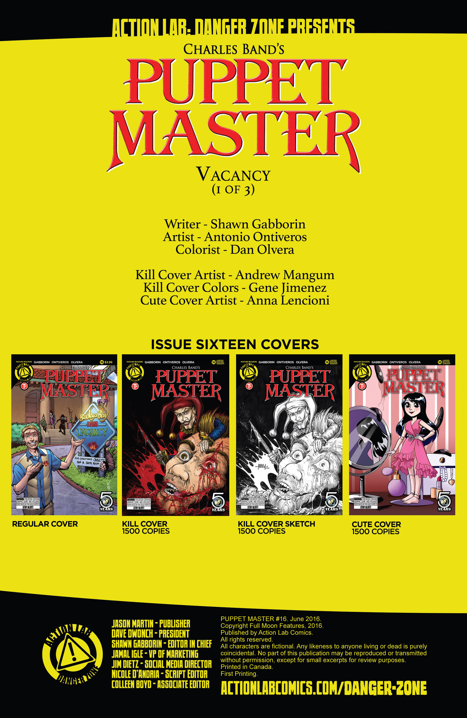 Read online Puppet Master (2015) comic -  Issue #16 - 2