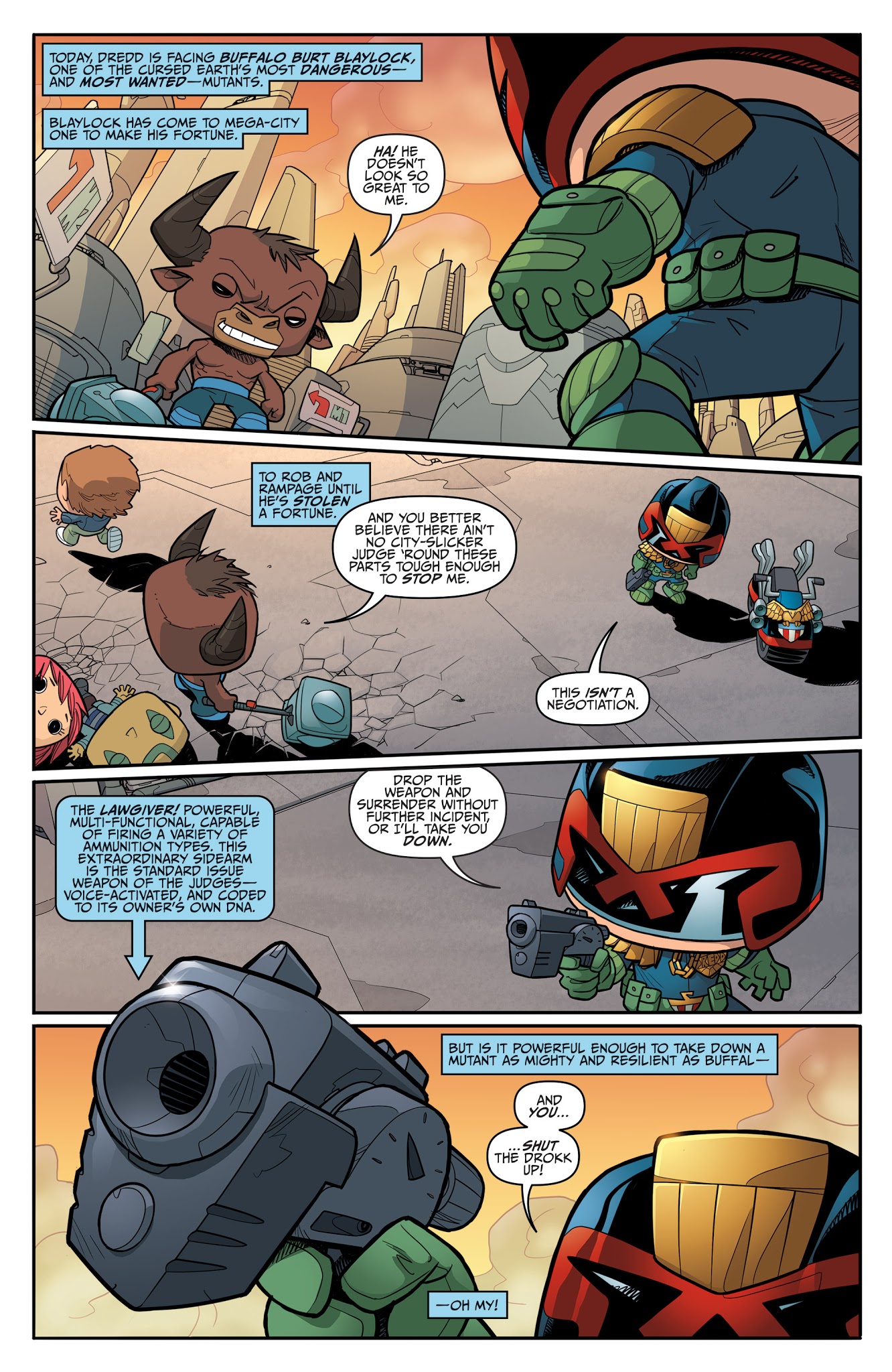 Read online Judge Dredd Funko Universe comic -  Issue # Full - 6