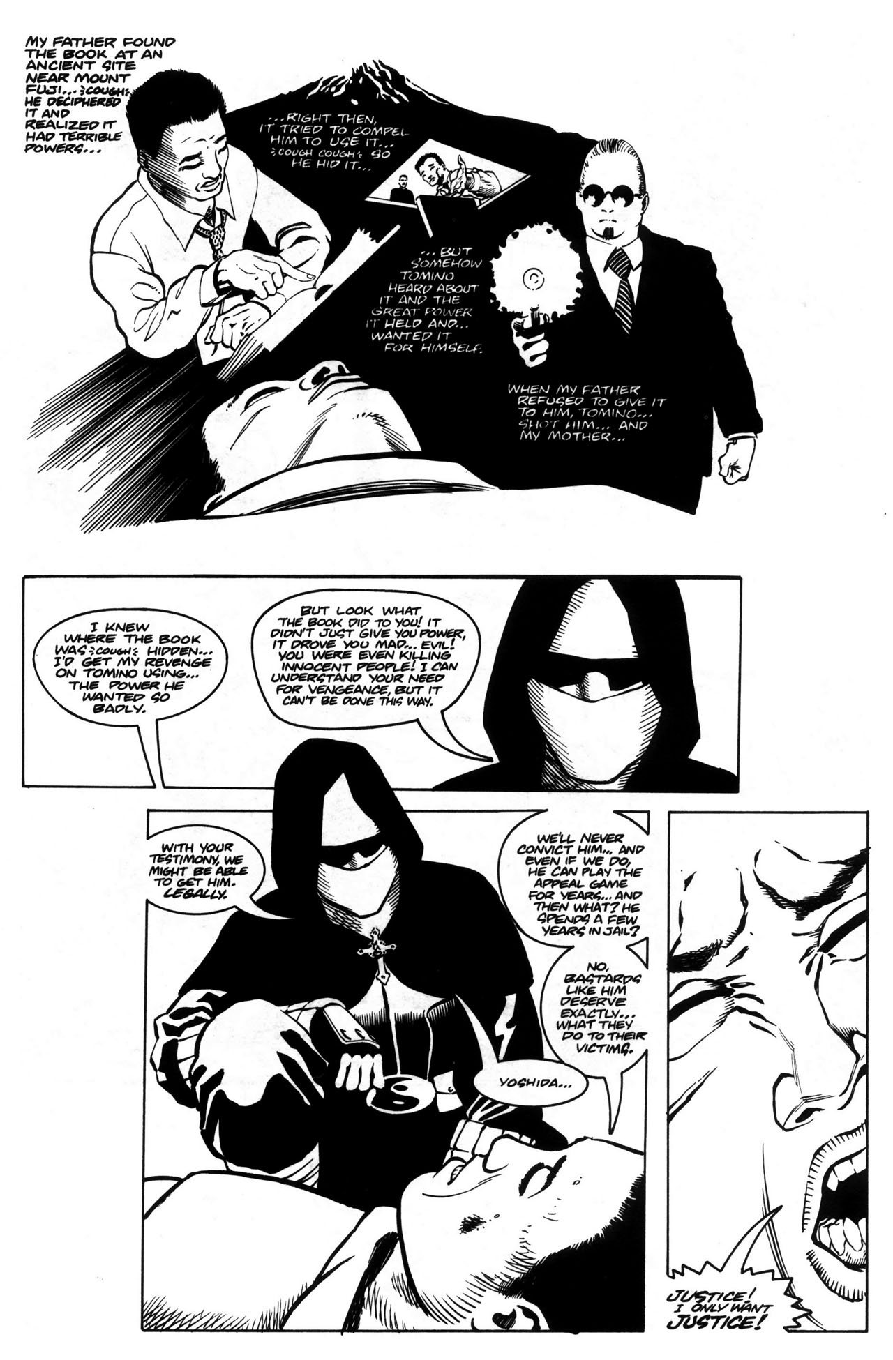 Read online Warrior Nun: Black & White comic -  Issue #6 - 19