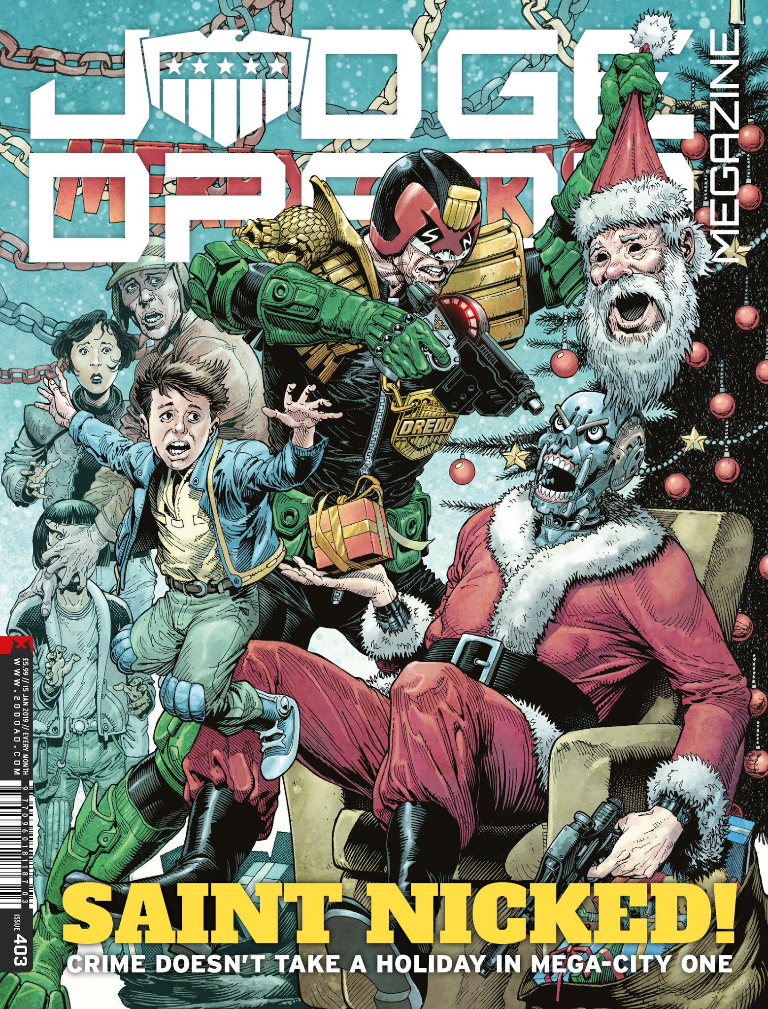 Read online Judge Dredd Megazine (Vol. 5) comic -  Issue #403 - 1