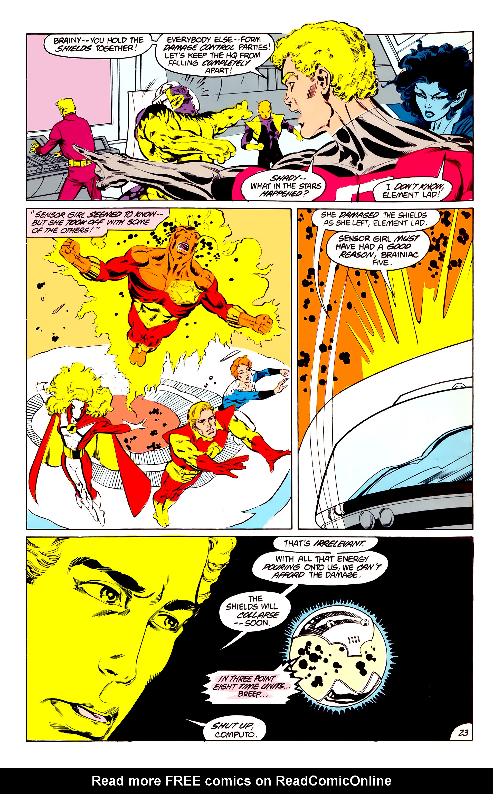 Read online Legion of Super-Heroes (1984) comic -  Issue #40 - 24
