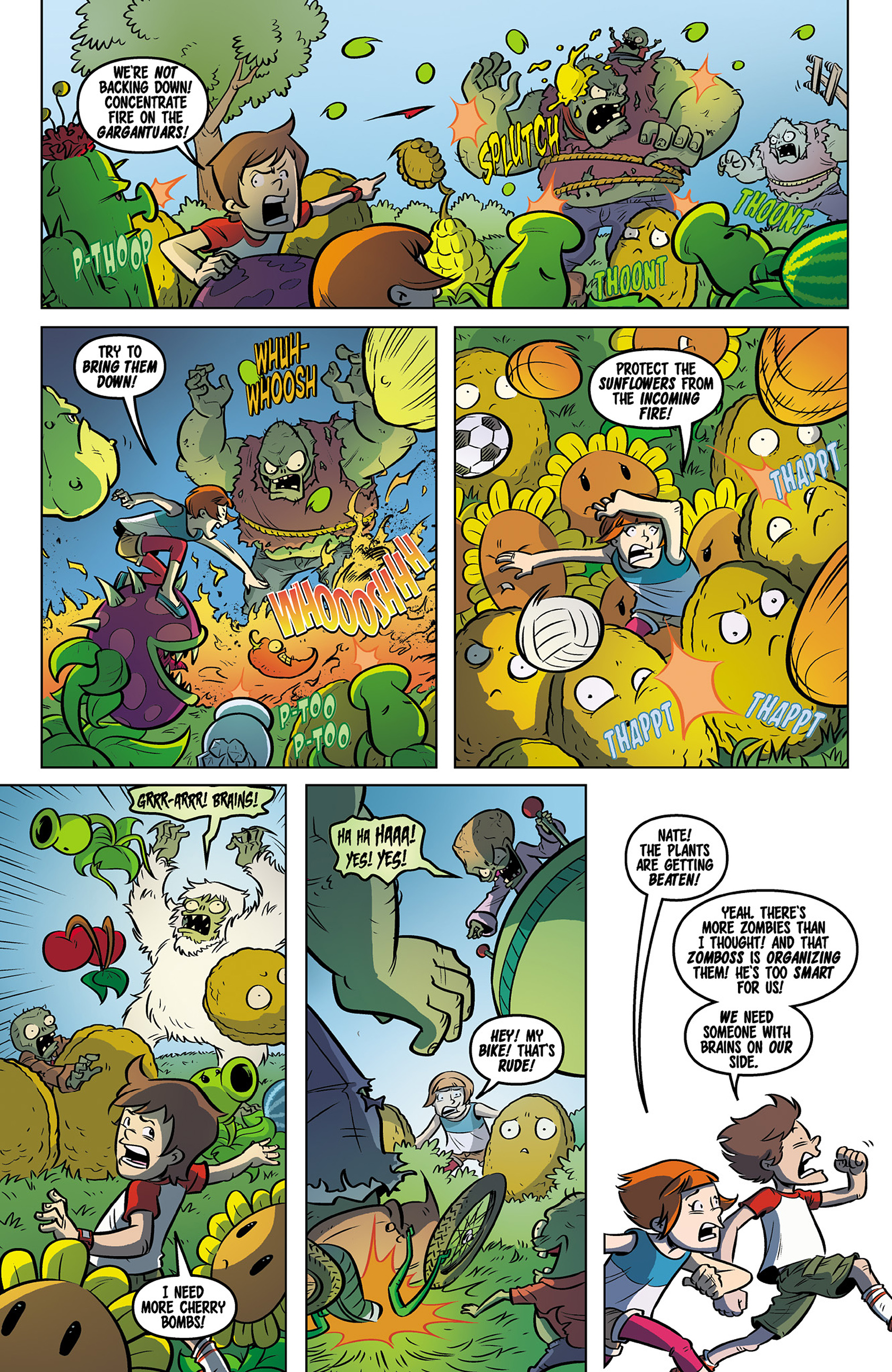 Read online Plants vs. Zombies: Lawnmageddon comic -  Issue #6 - 11