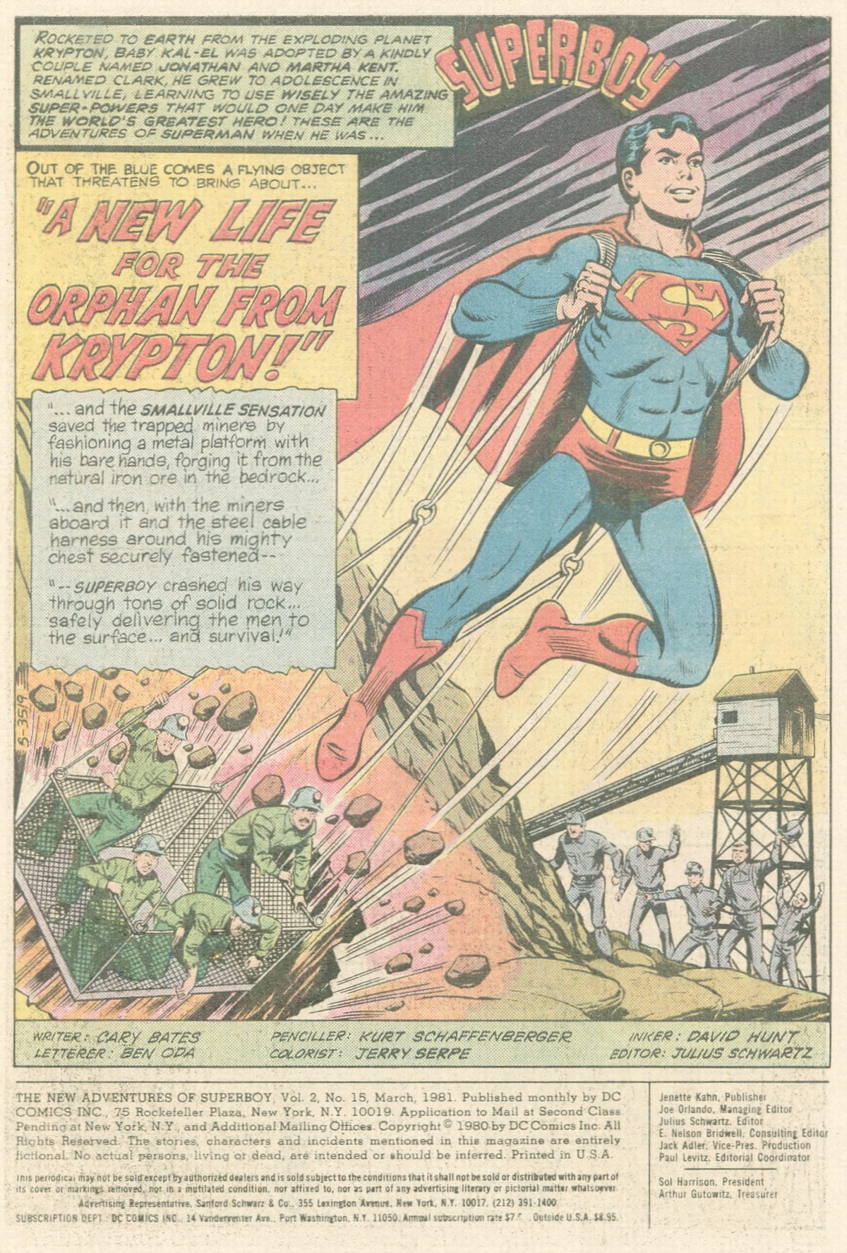 Read online The New Adventures of Superboy comic -  Issue #15 - 2