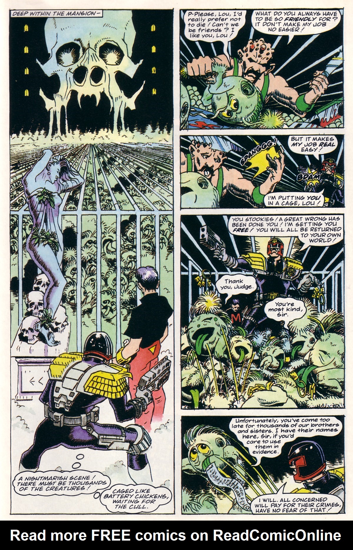 Read online Judge Dredd Lawman of the Future comic -  Issue #1 - 13
