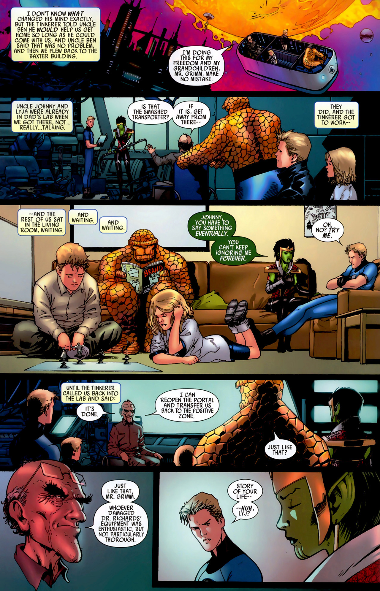 Read online Secret Invasion: Fantastic Four comic -  Issue #3 - 20