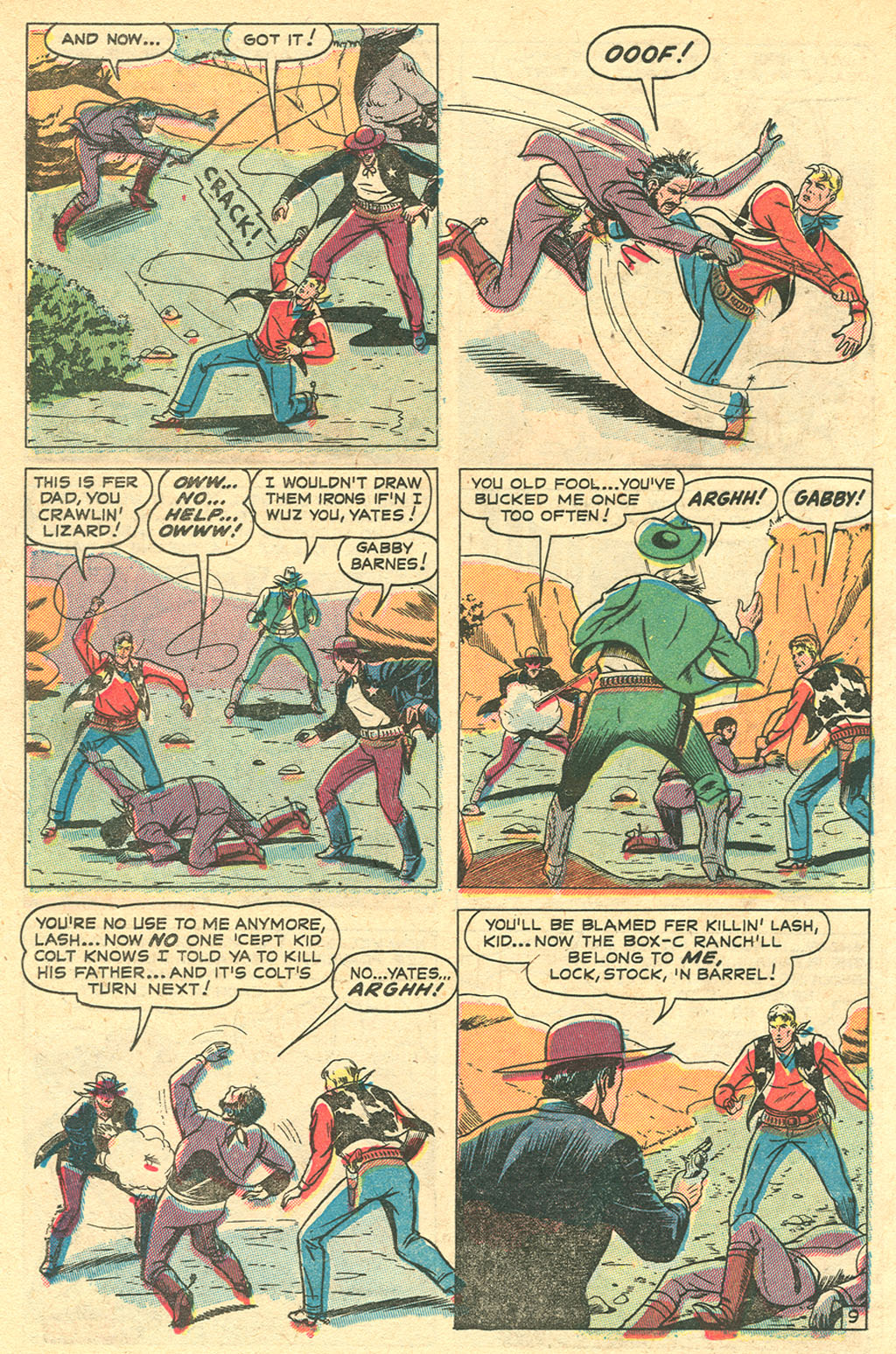 Read online Kid Colt Outlaw comic -  Issue #11 - 12