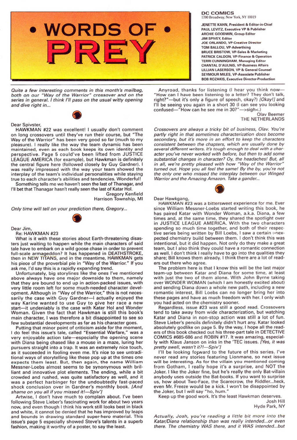Hawkman (1993) Issue #26 #29 - English 24